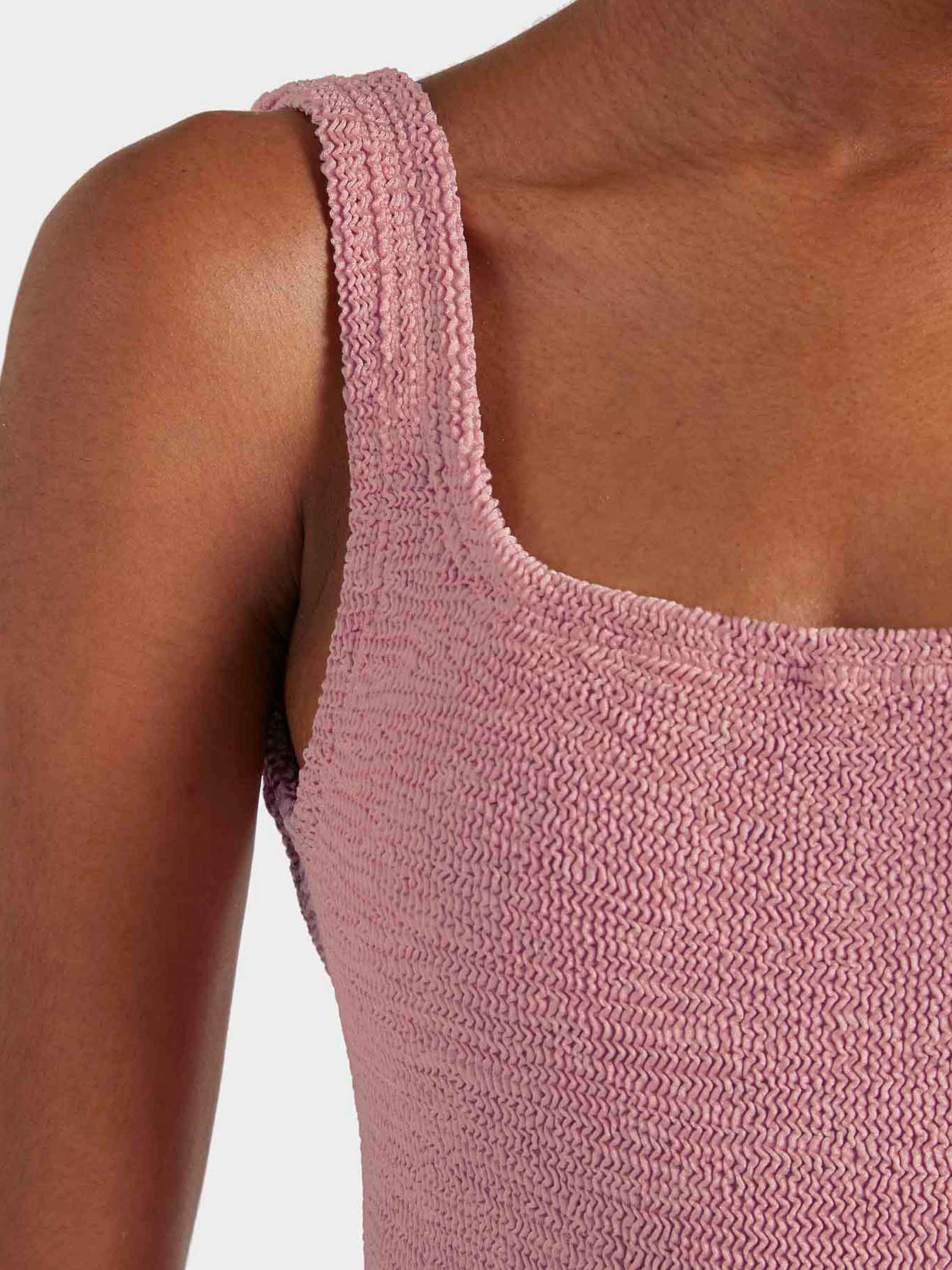 Square Neck Swim - Dusty Pink