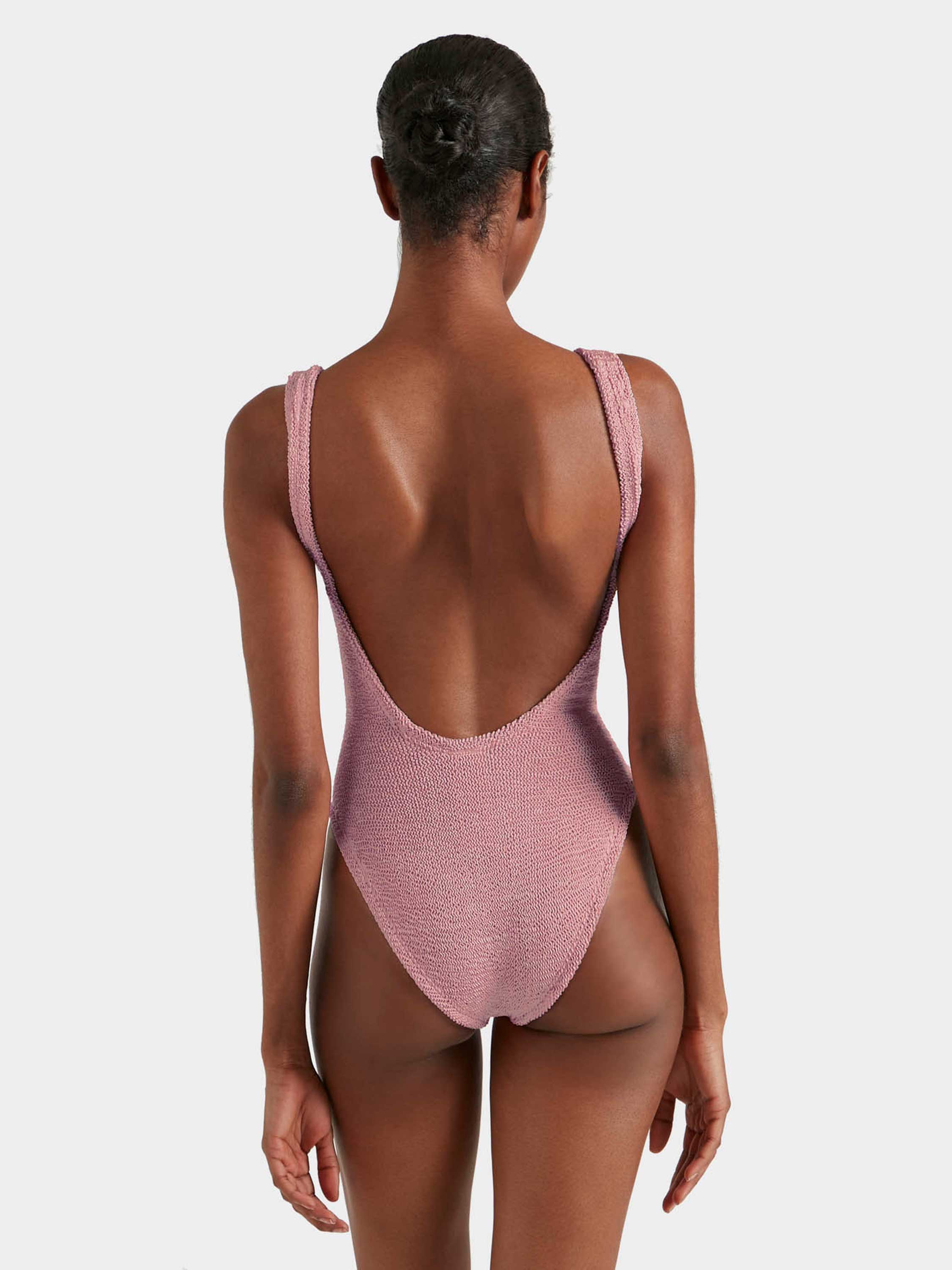 Square Neck Swim - Dusty Pink