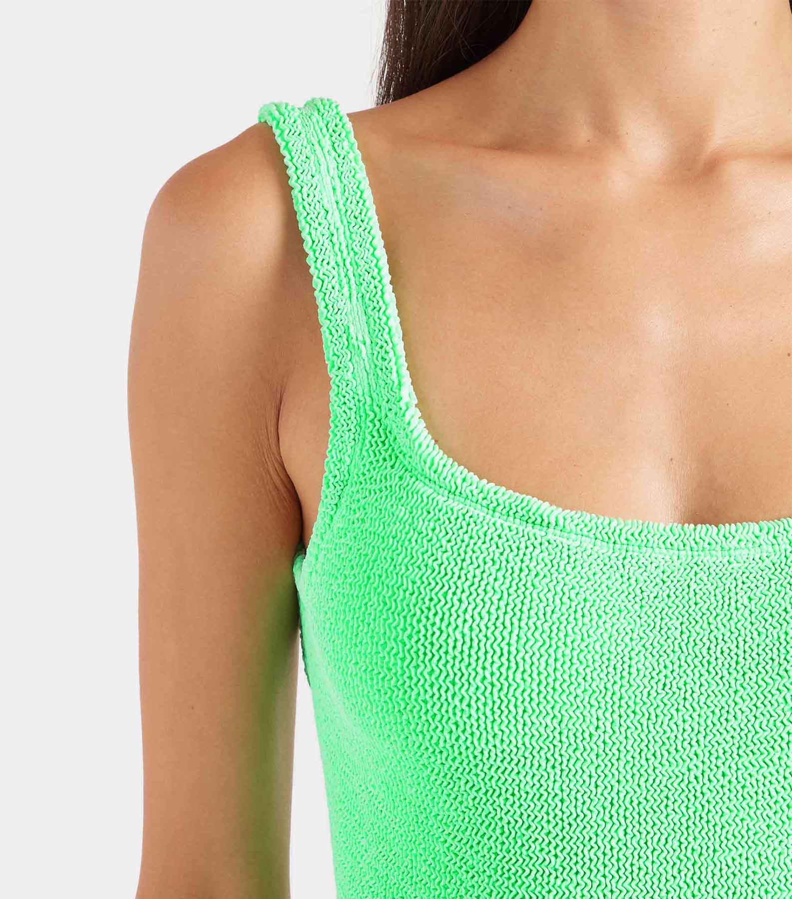 Square Neck Swim - Lime