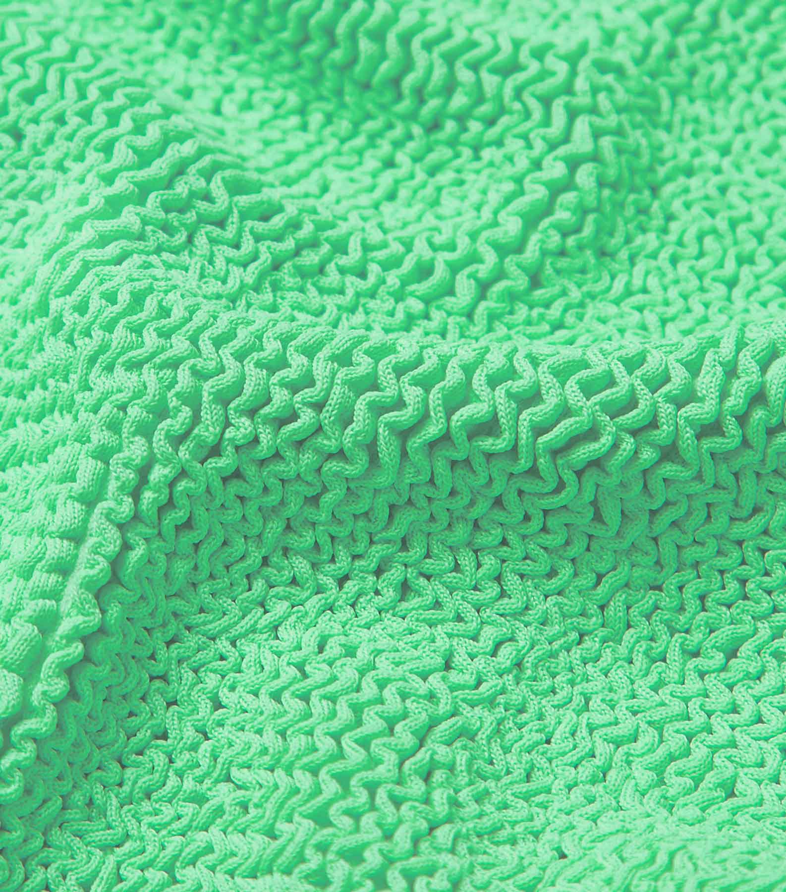 Square Neck Swim - Lime