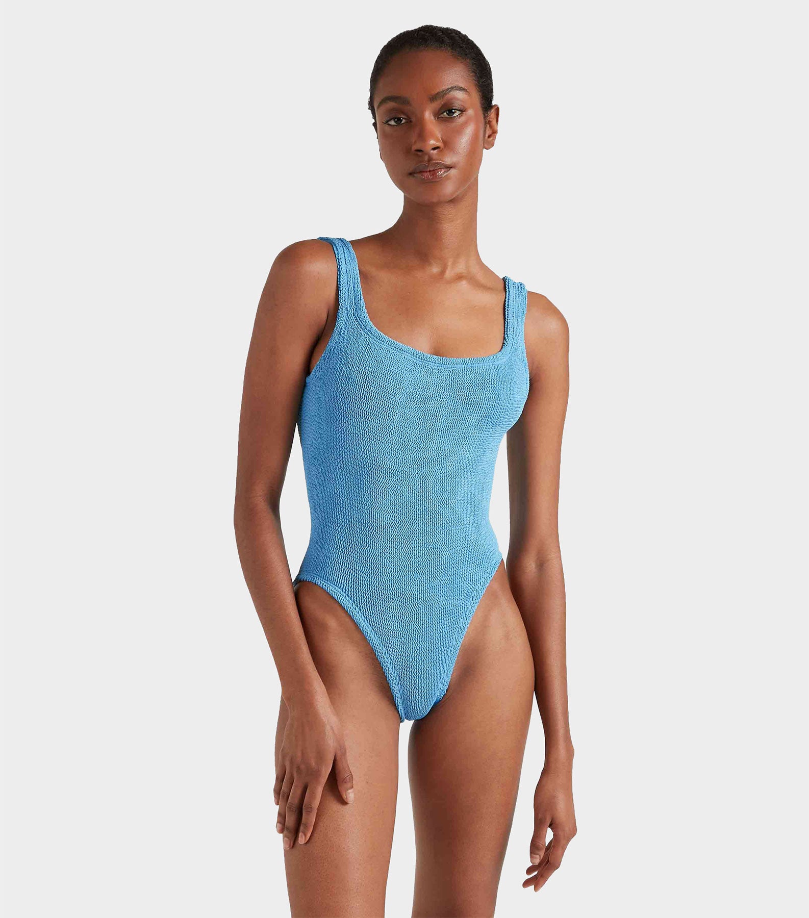 Square Neck Swim - Sky Blue
