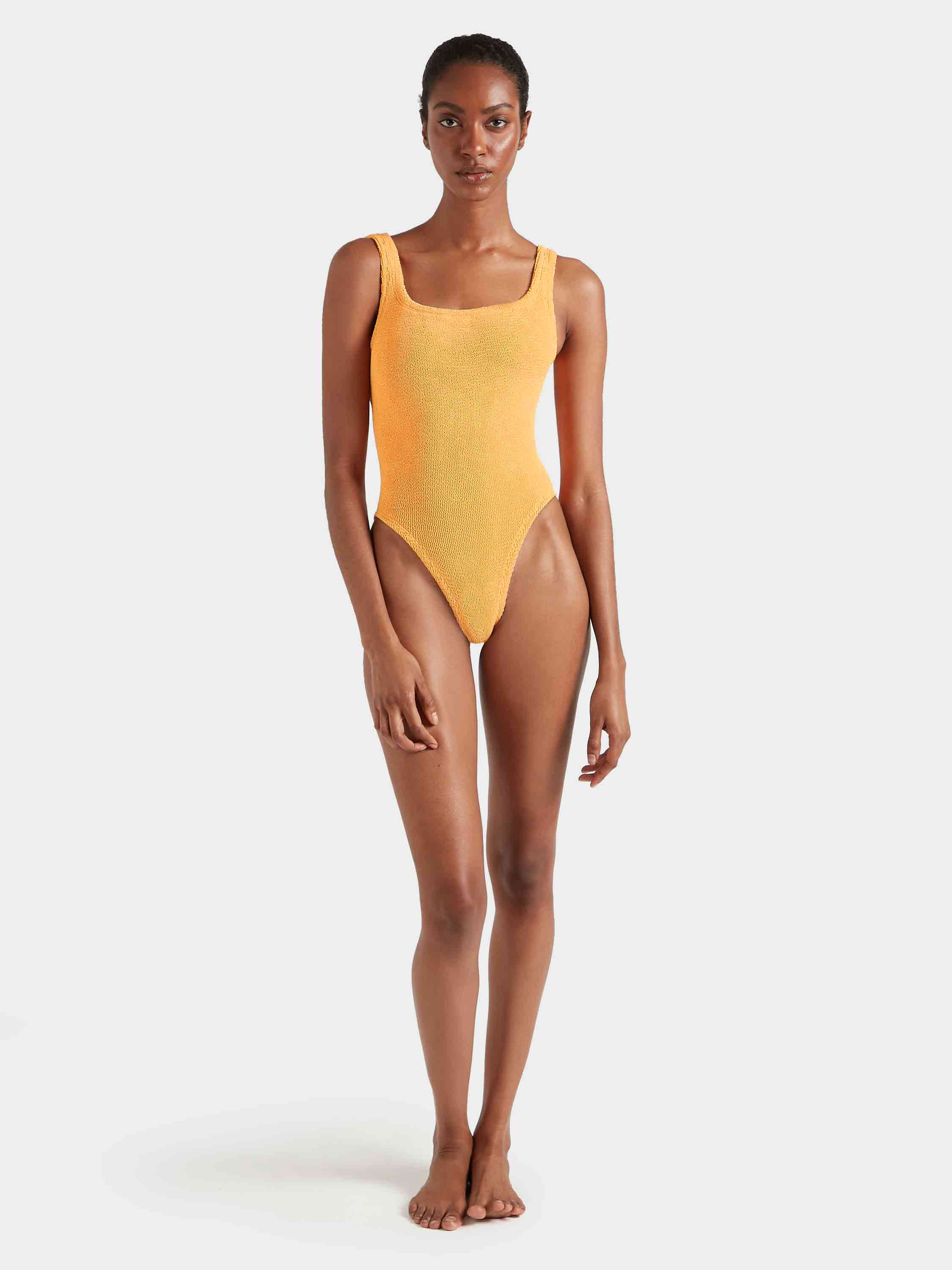 Square Neck Swim - Mango Sorbet