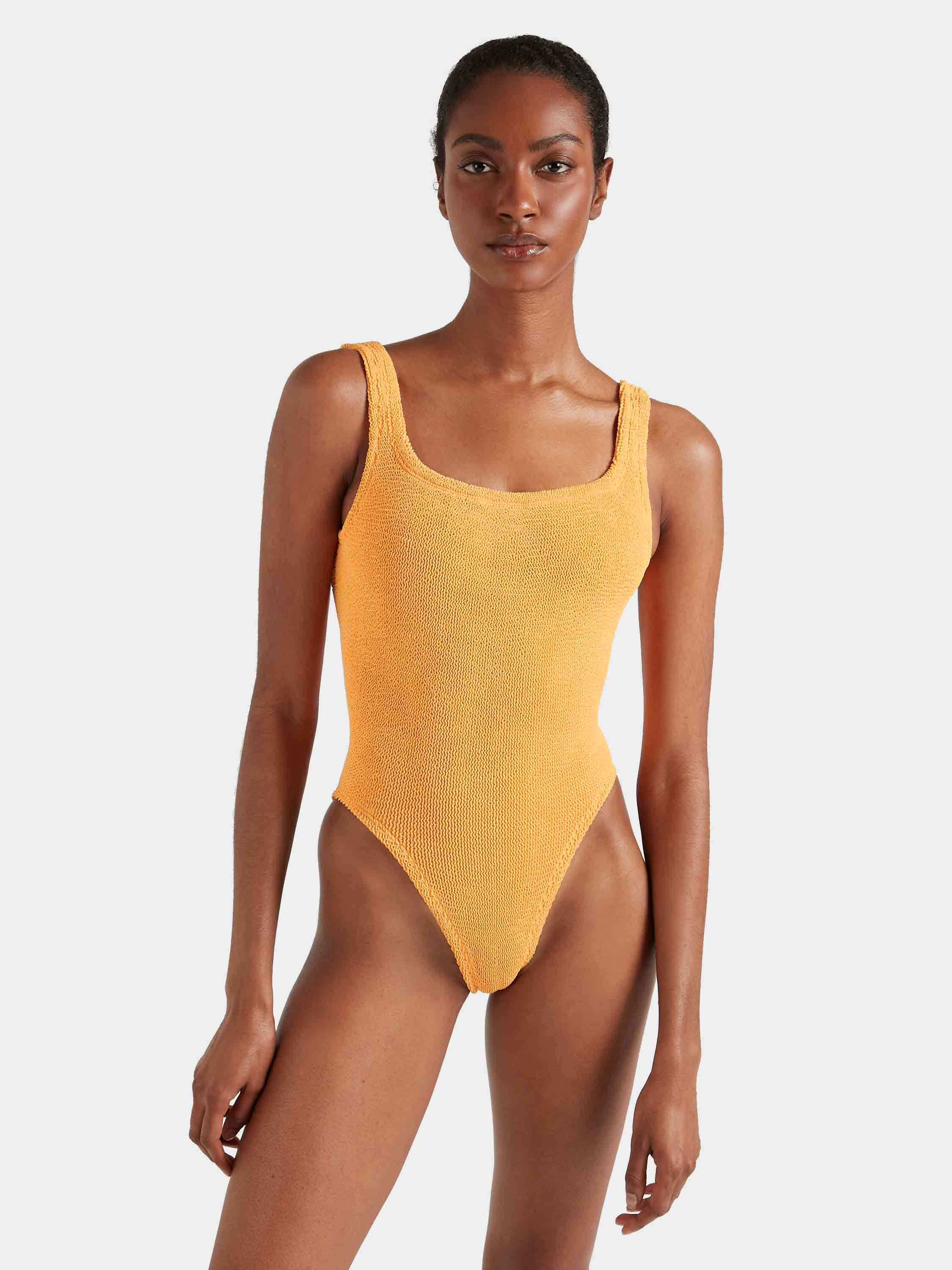 Square Neck Swim - Mango Sorbet