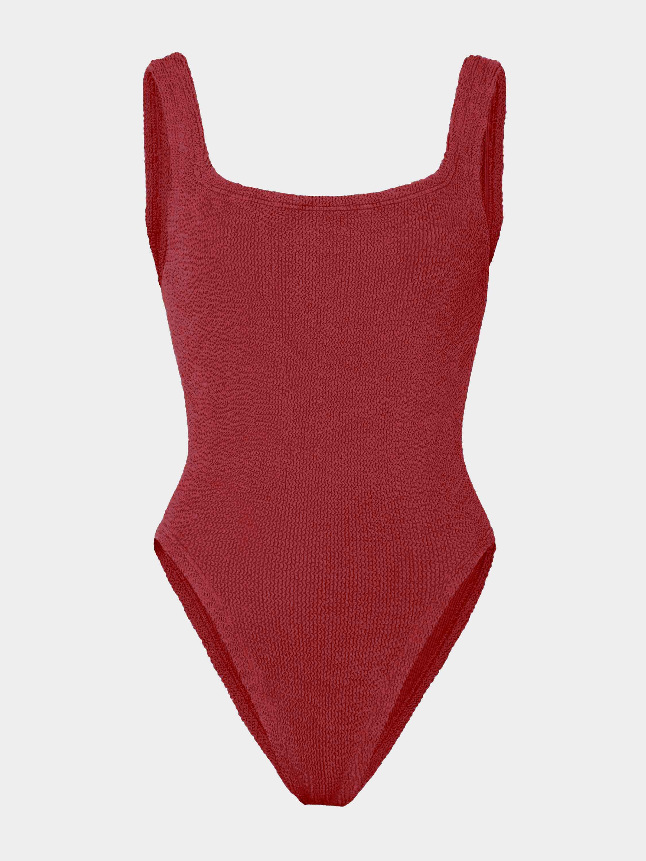 Square Neck Swim - Metallic Chestnut