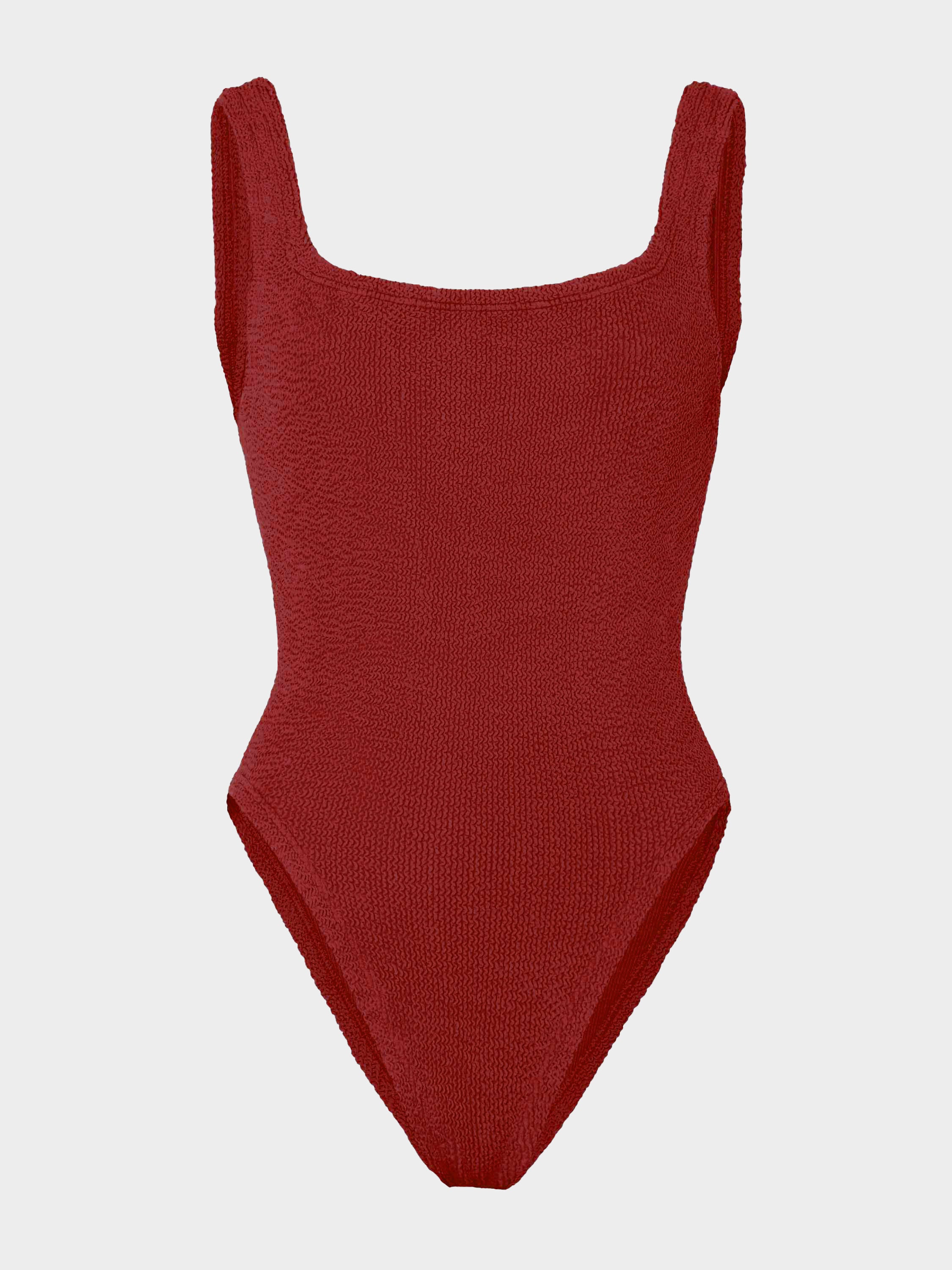 Square Neck Swim - Metallic Chestnut