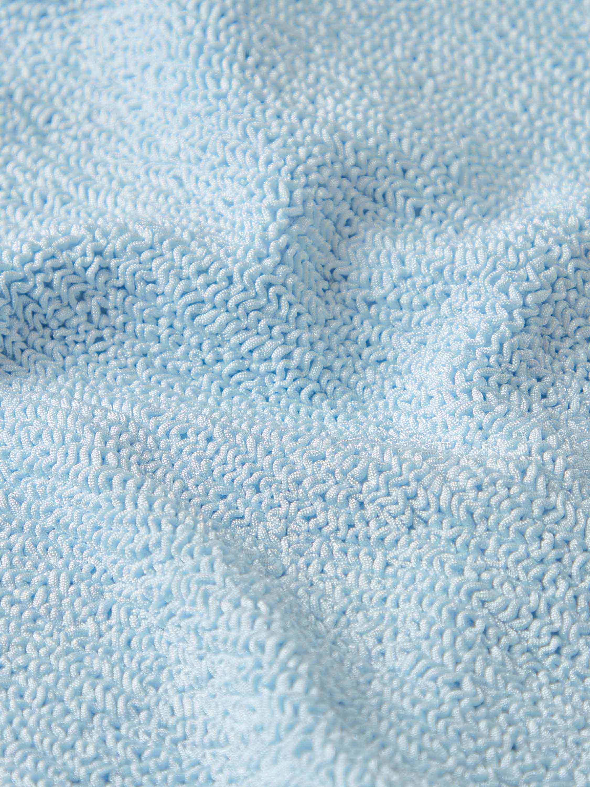 Square Neck Swim - Metallic Ice Blue