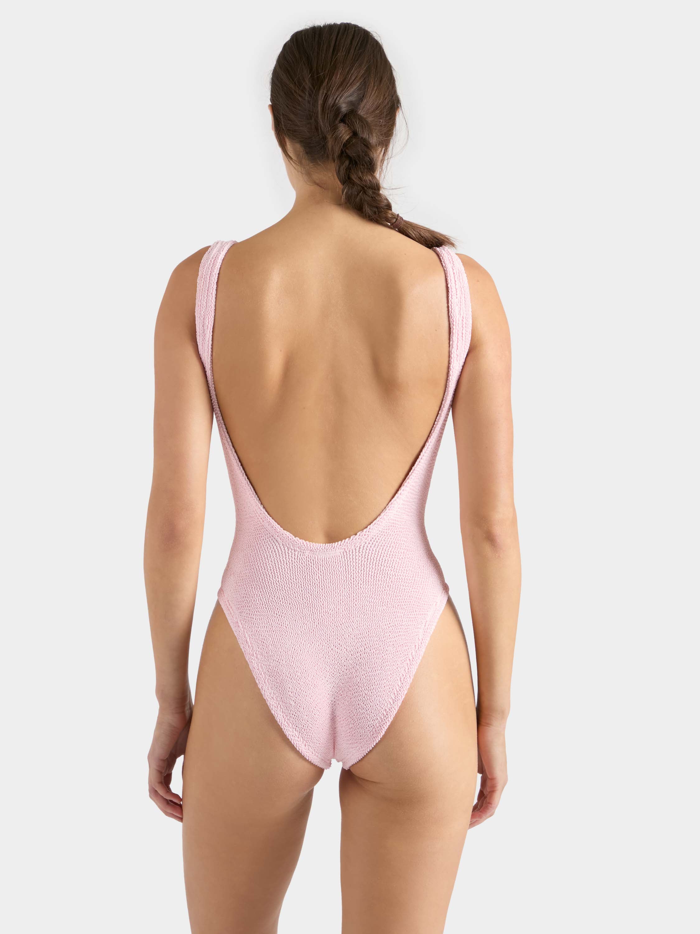 Square Neck Swim - Ballet Pink