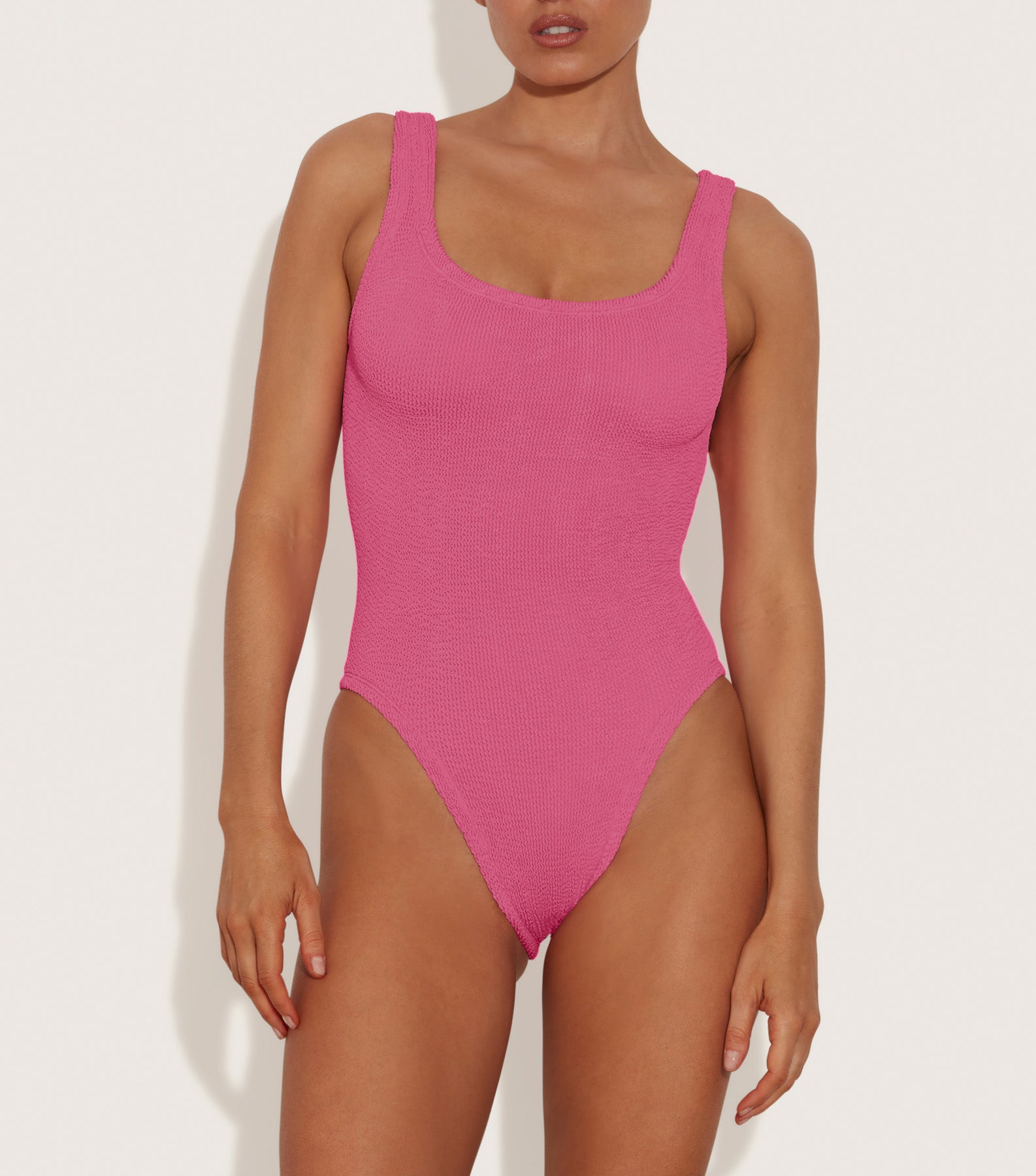 Square Neck Swim - Candy Pink