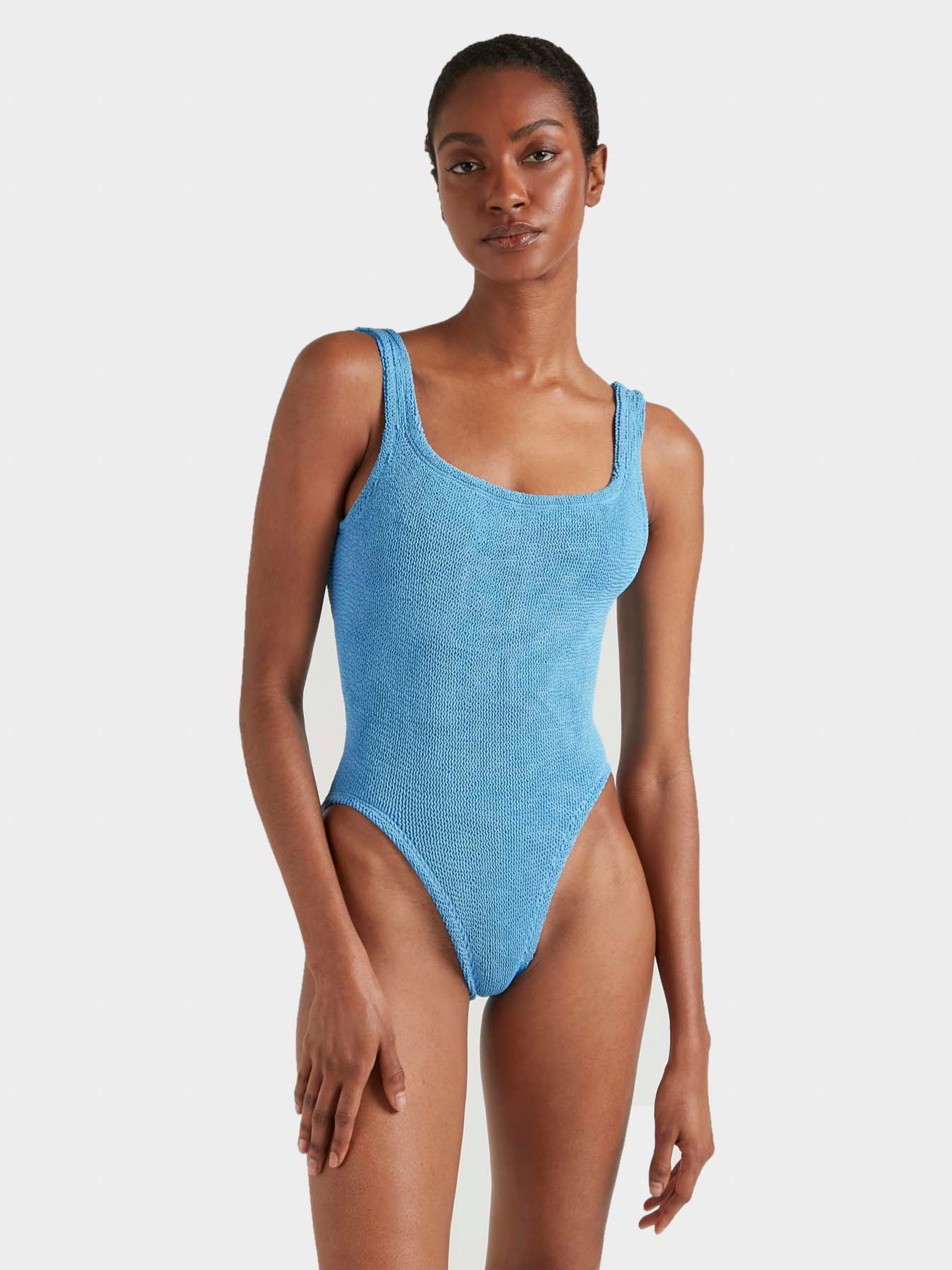 Square Neck Swim - Sky Blue