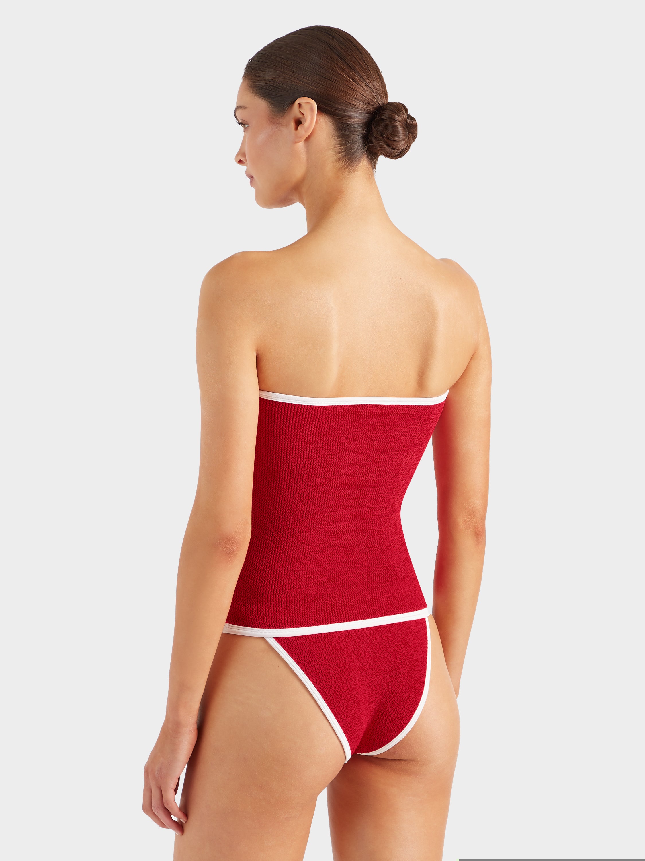 Swimskirt Bottom - Red/White