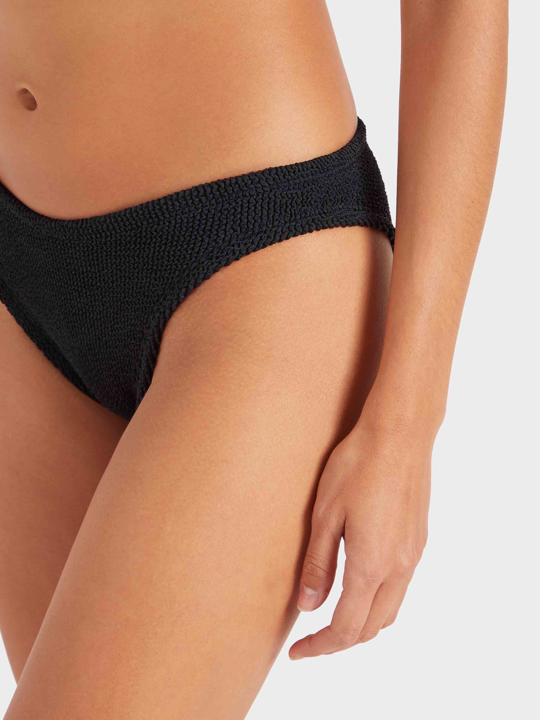 Tessa Eyelet Bikini - Black/Gold