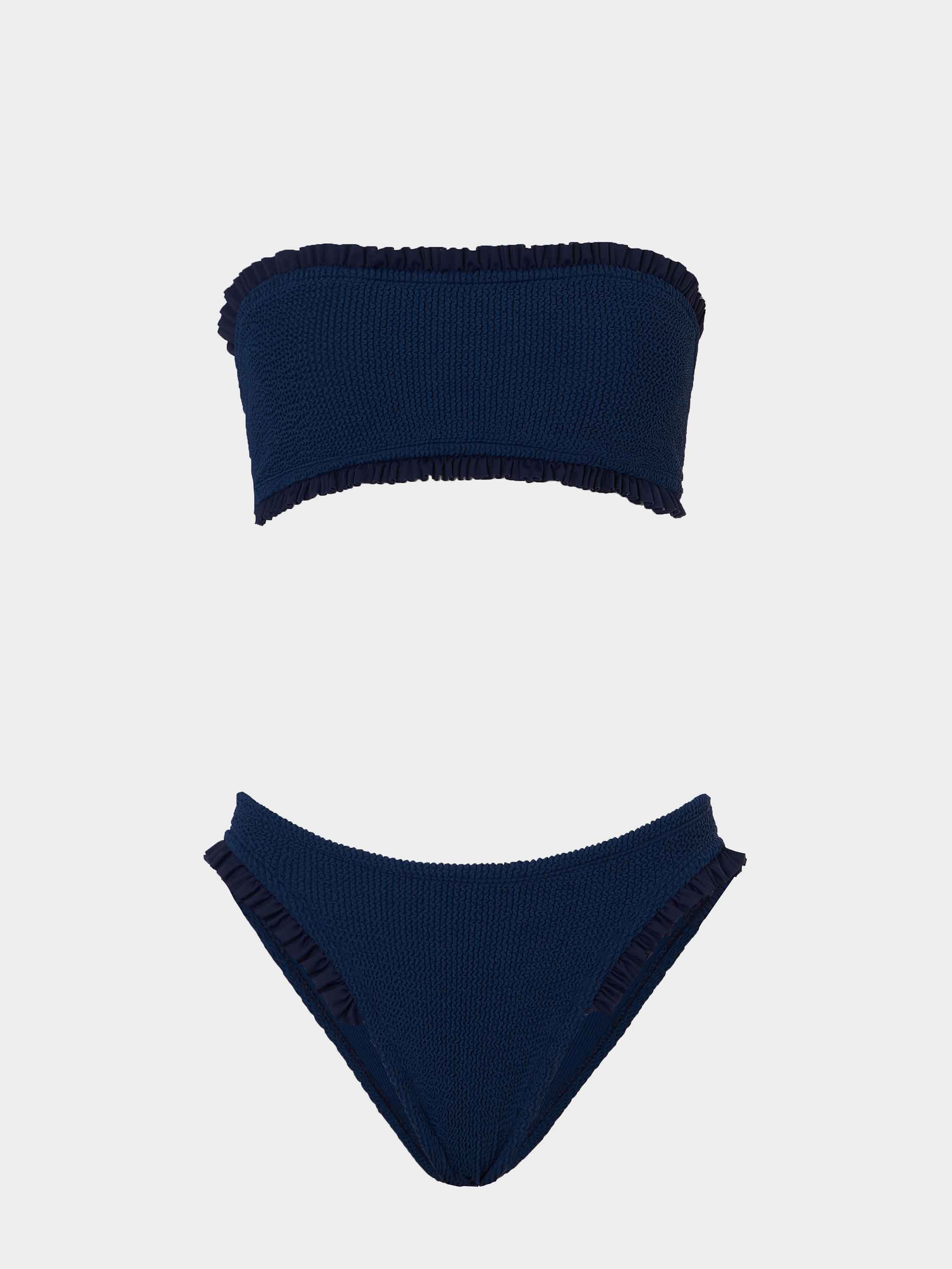 Tracey Frill Bikini - Navy