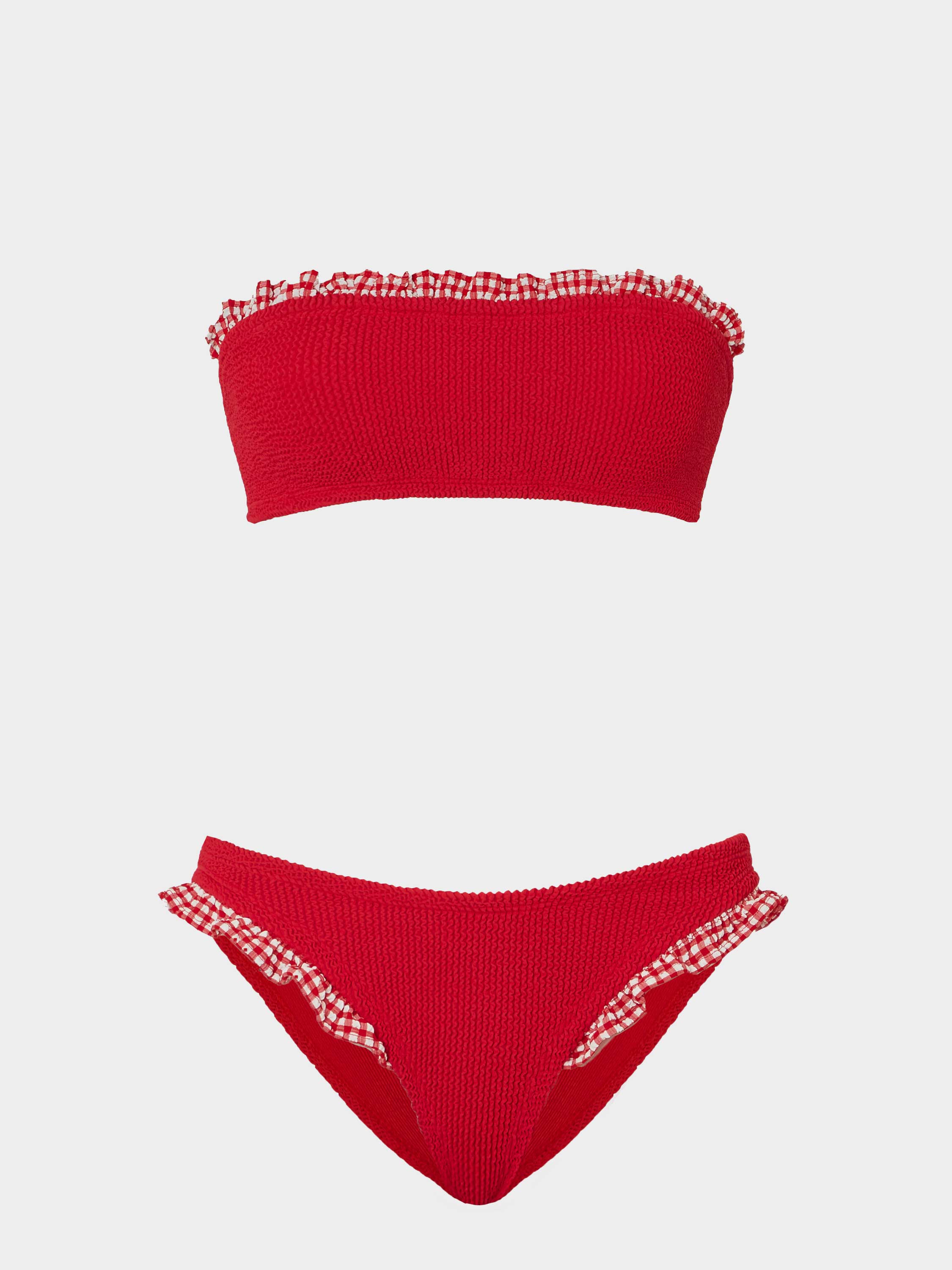 Trudy Bikini - Red Gingham