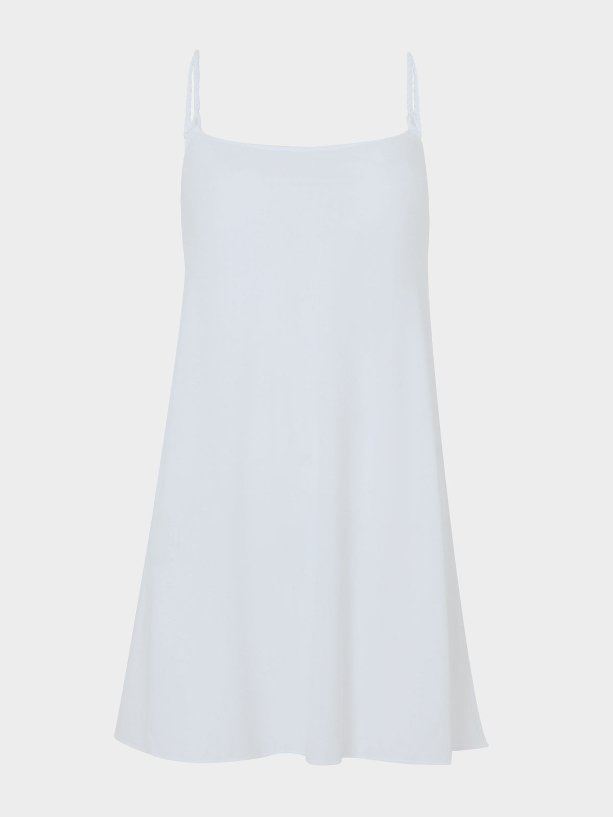 Twisty Strap Mini Dress - White