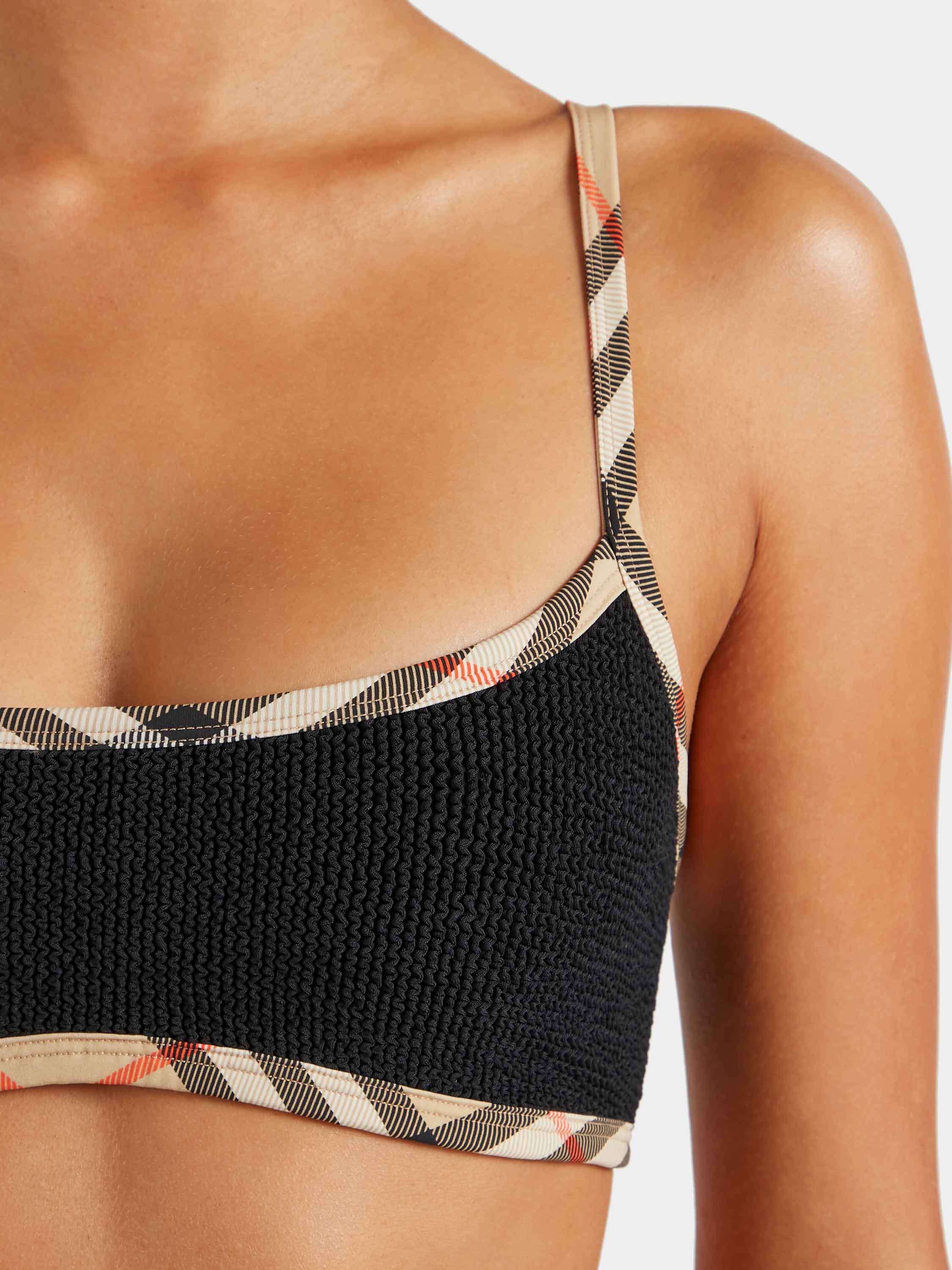 Burberry x Hunza G Tyler Bikini - Black/Check