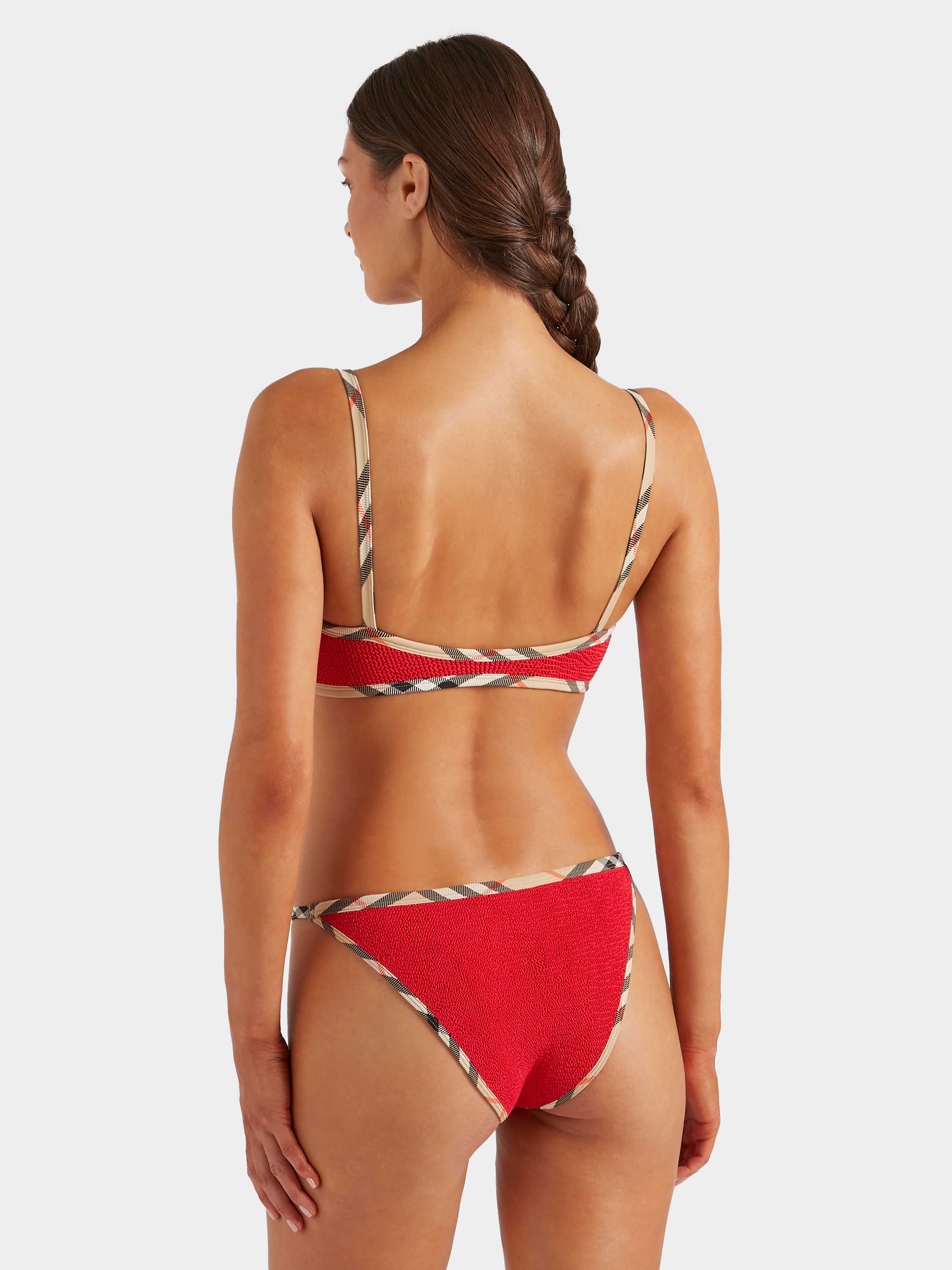 Burberry x Hunza G Tyler Bikini - Red/Check