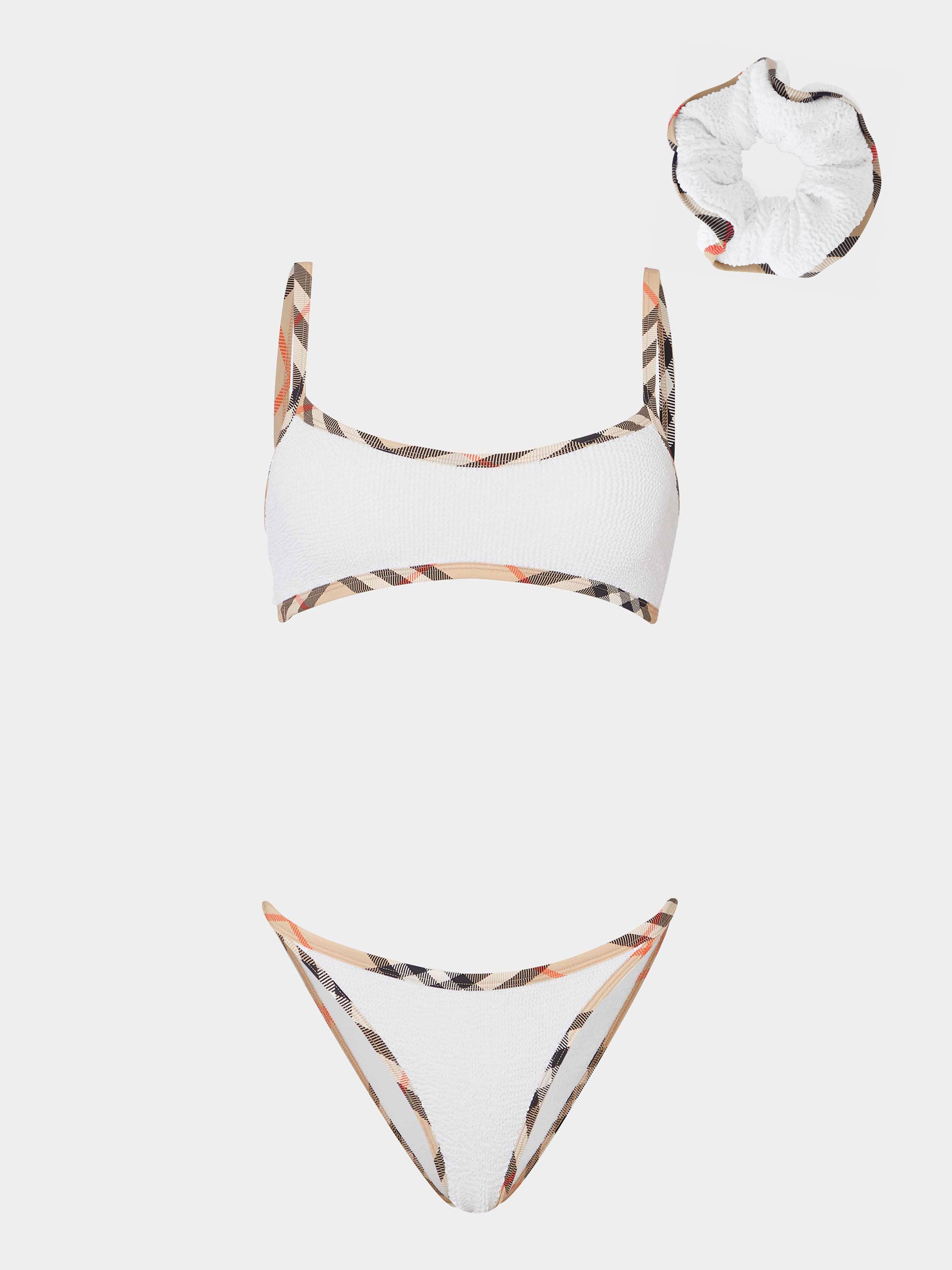 Burberry x Hunza G Tyler Bikini - White/Check