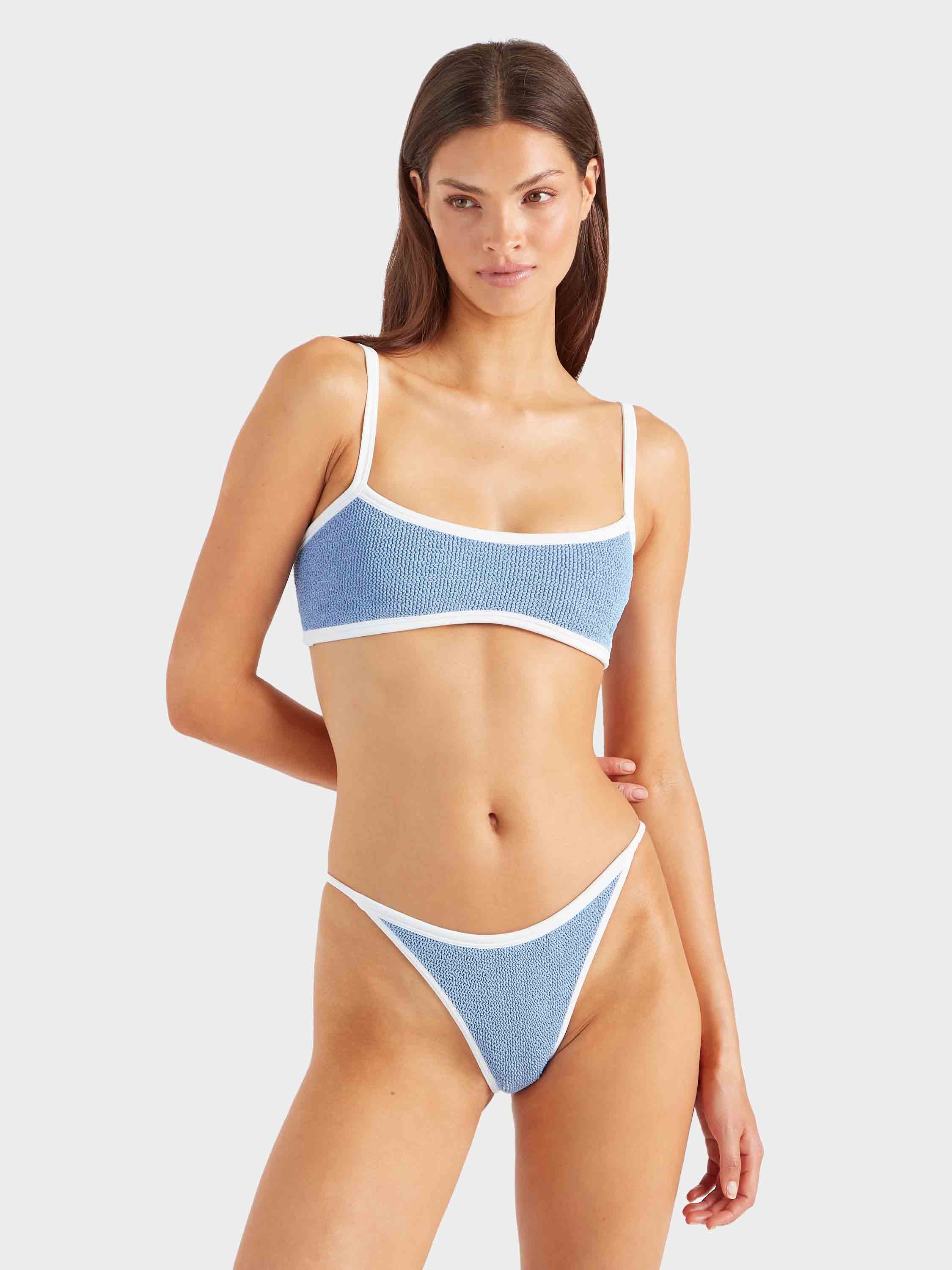 Tyler Bikini - Cornflower/White