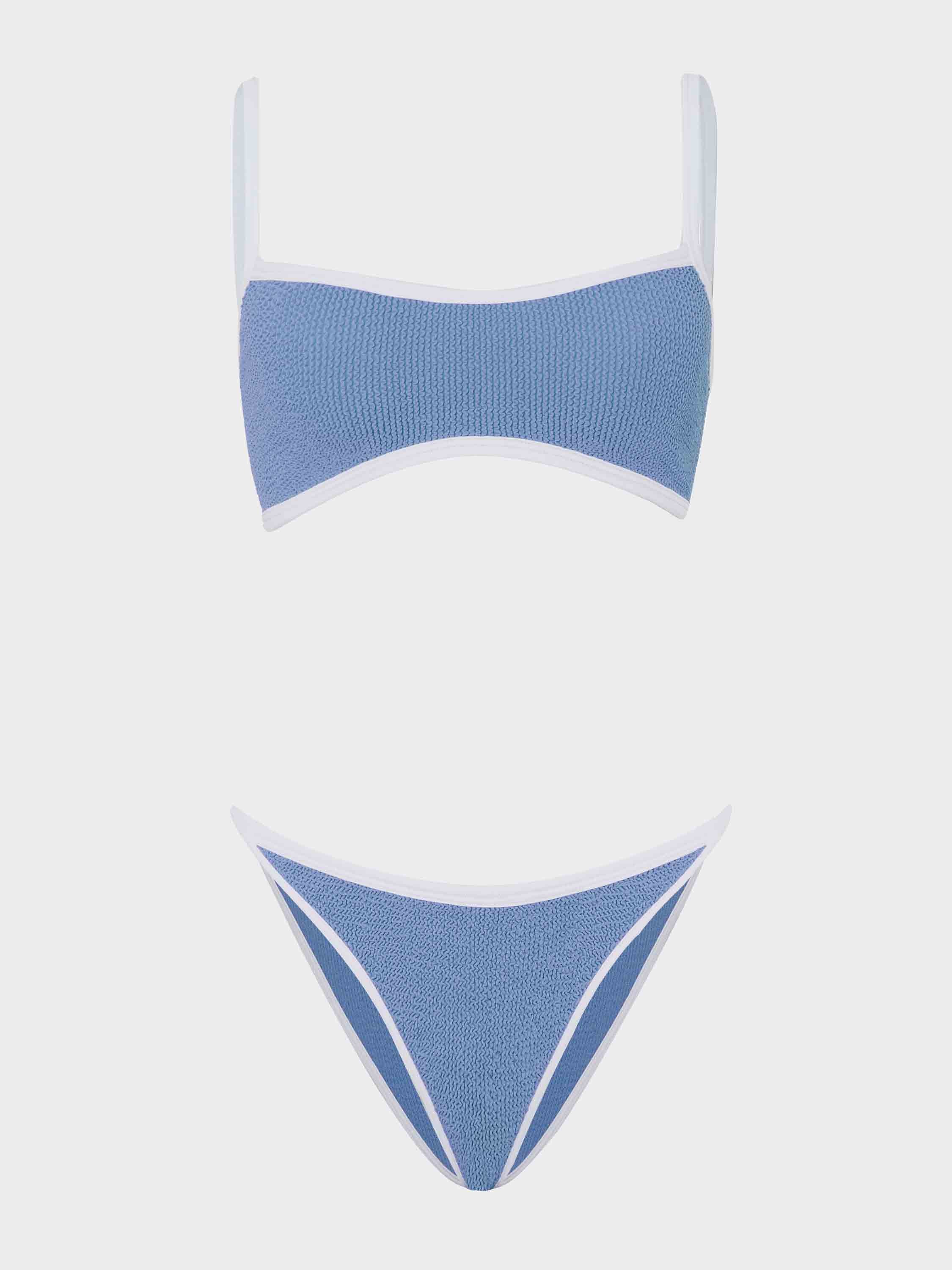 Tyler Bikini - Cornflower/White