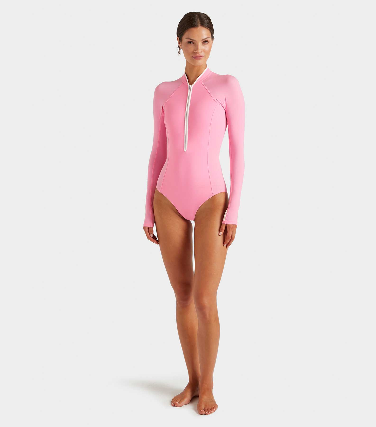 Tyra UPF 50+ Swim - Bubblegum/White