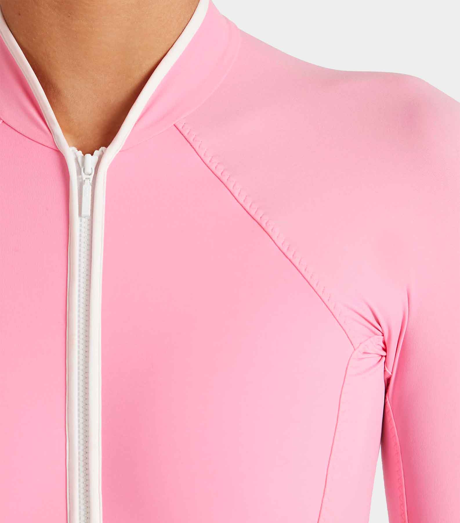Tyra UPF 50+ Swim - Bubblegum/White