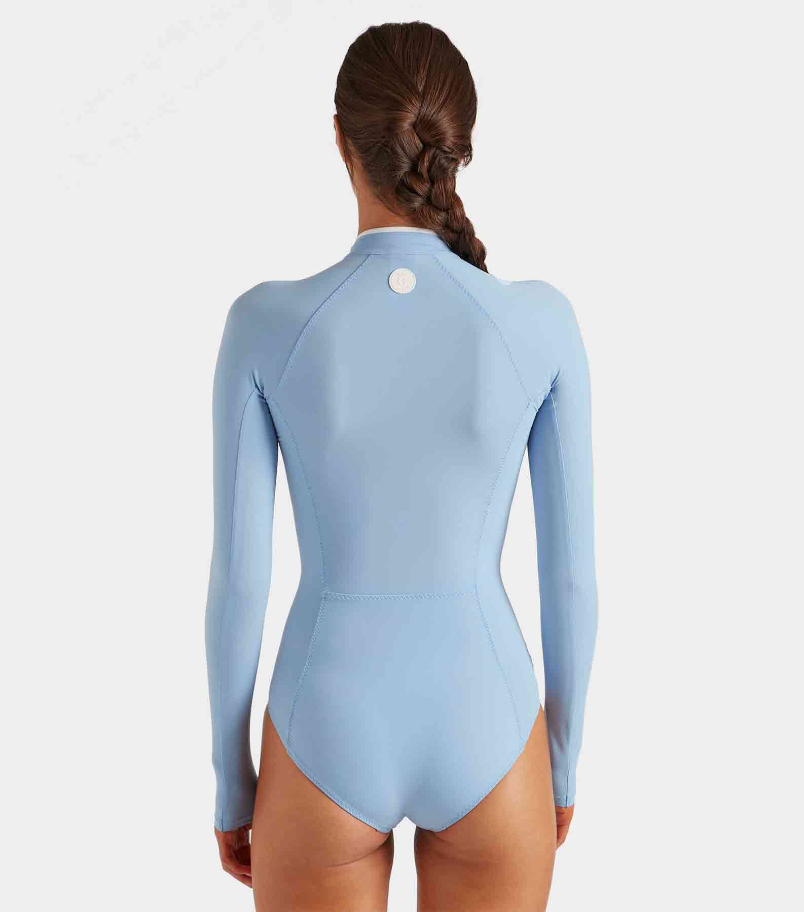 Tyra UPF 50+ Swim - Cornflower/White