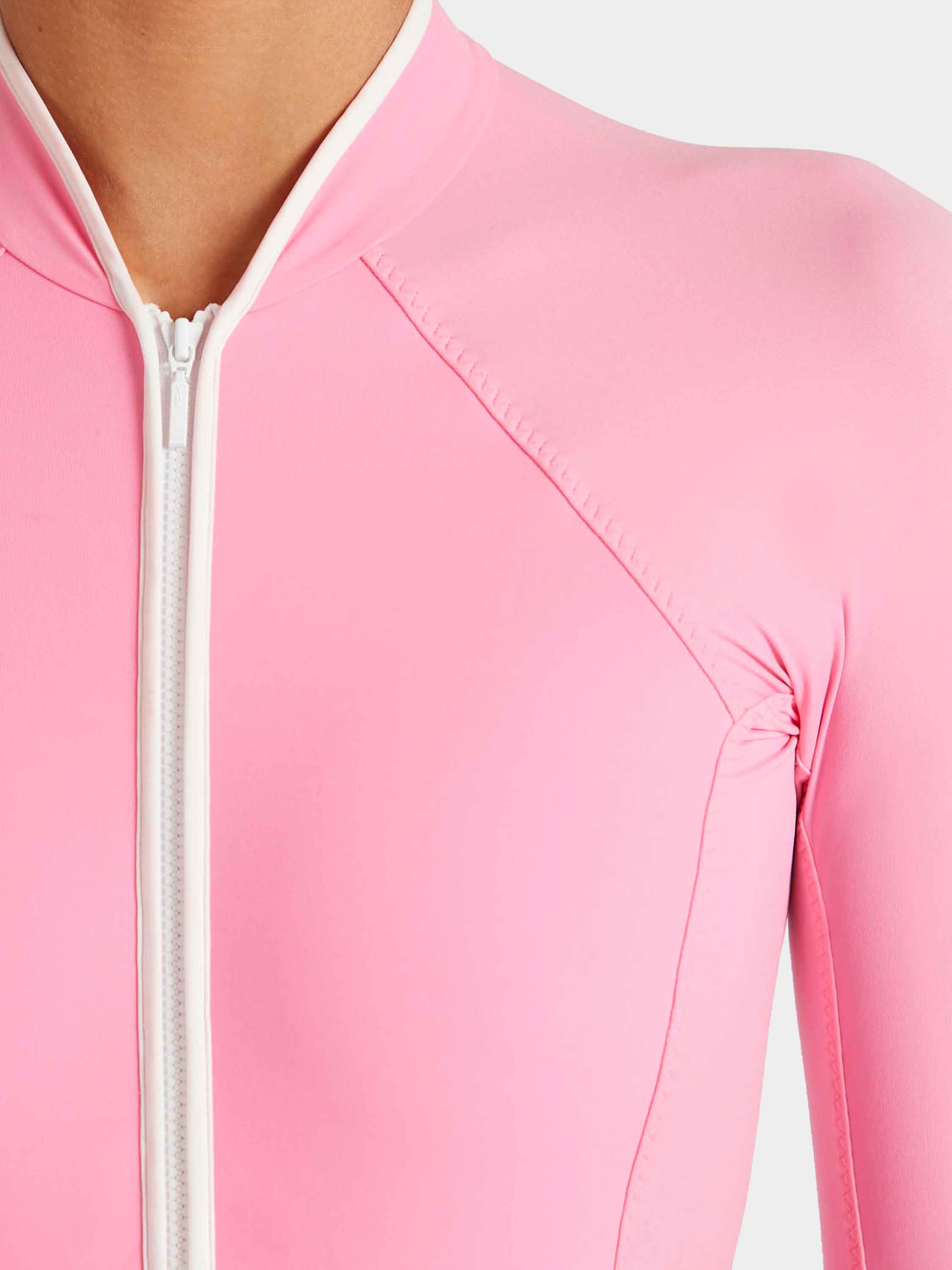 Tyra UPF 50+ Swim - Bubblegum/White