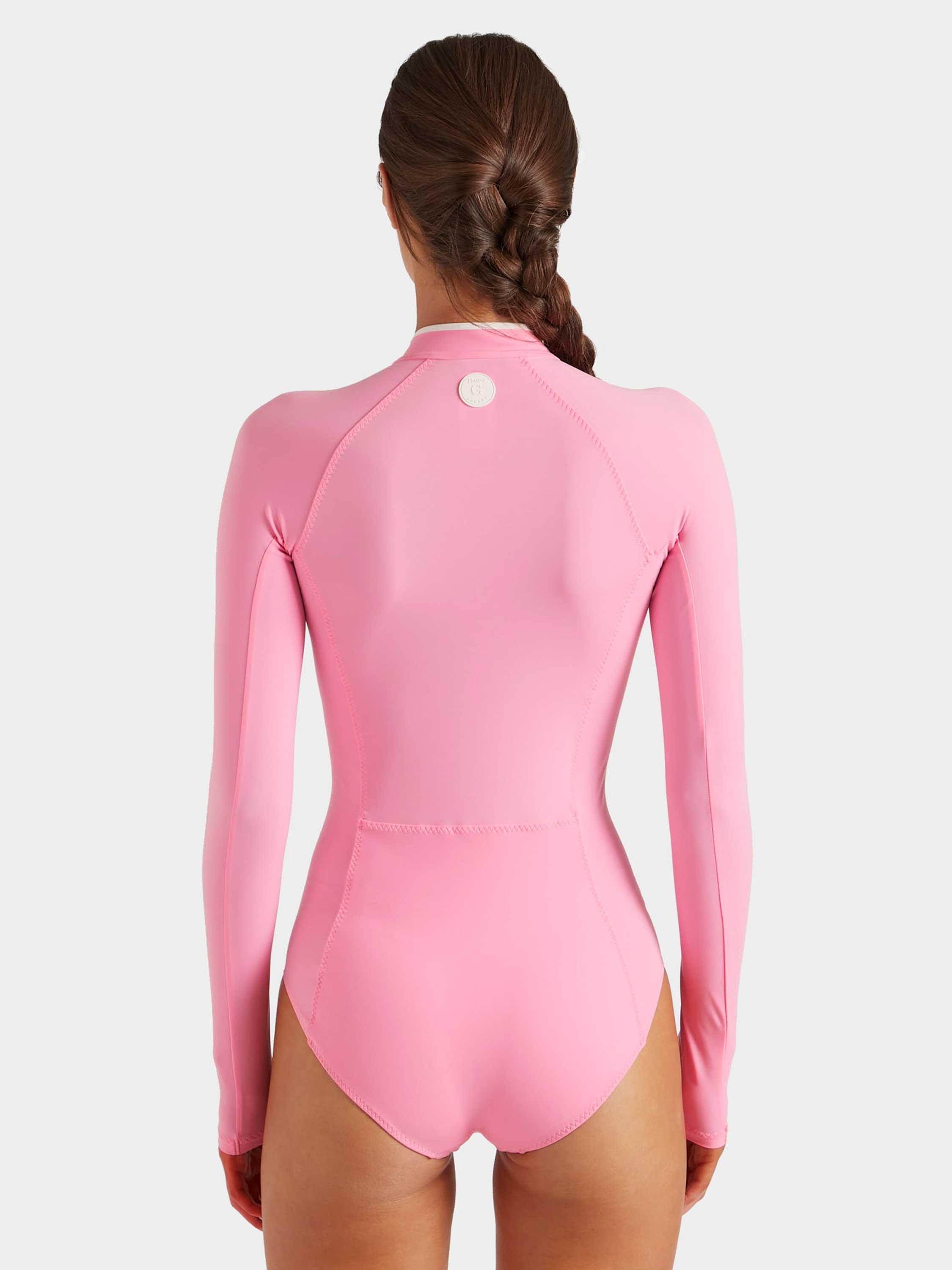 Tyra UPF 50+ Swim - Bubblegum/White