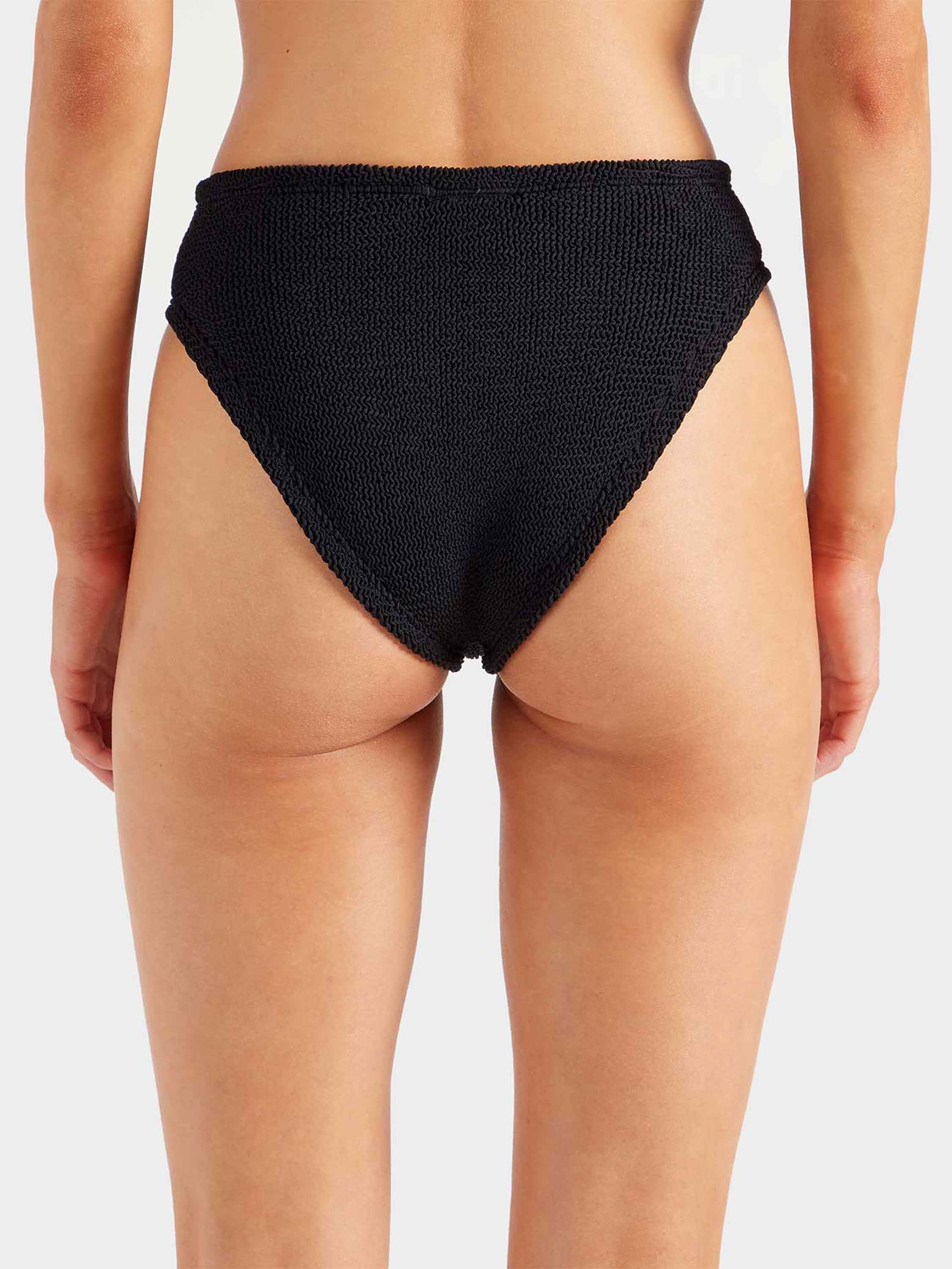 V Waist Bikini Bottom - Black