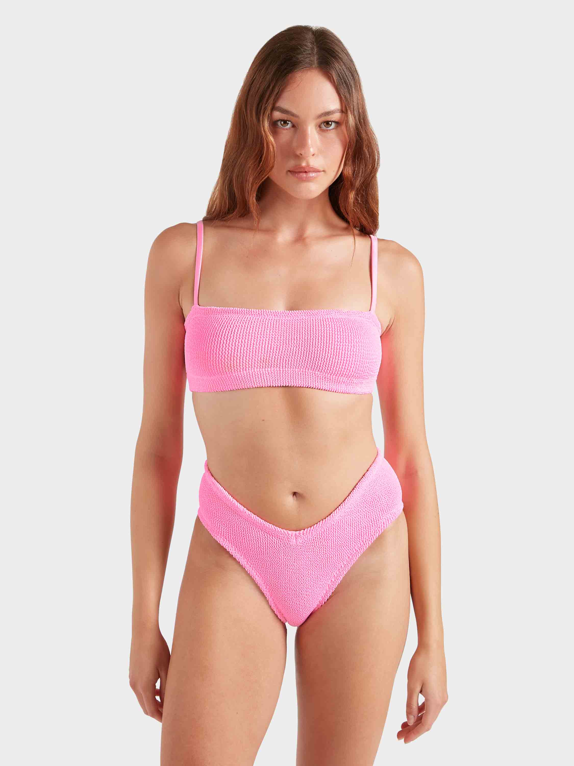 V Waist Bikini Bottom - Bubblegum