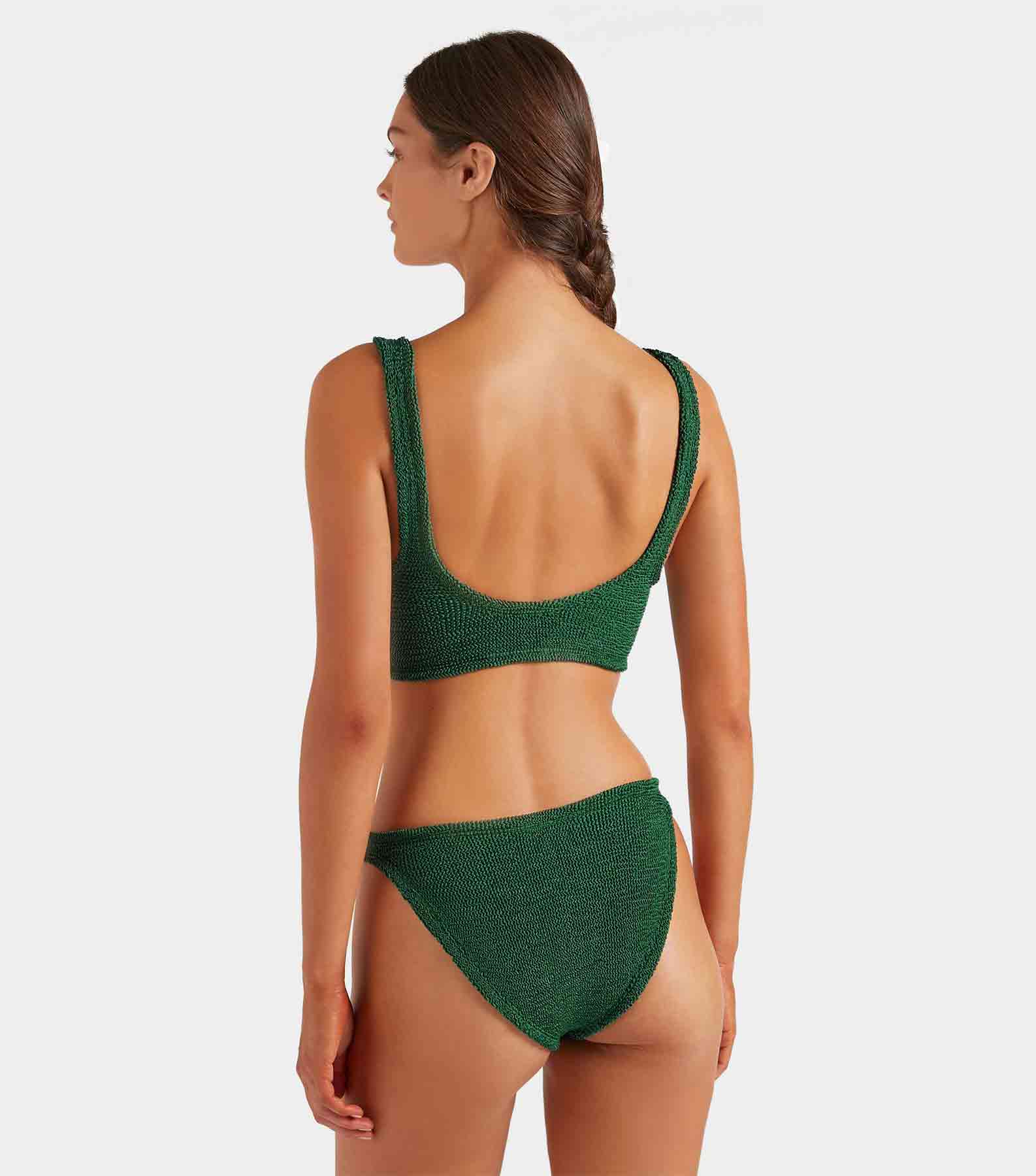 Xandra Bikini - Metallic Forest Green