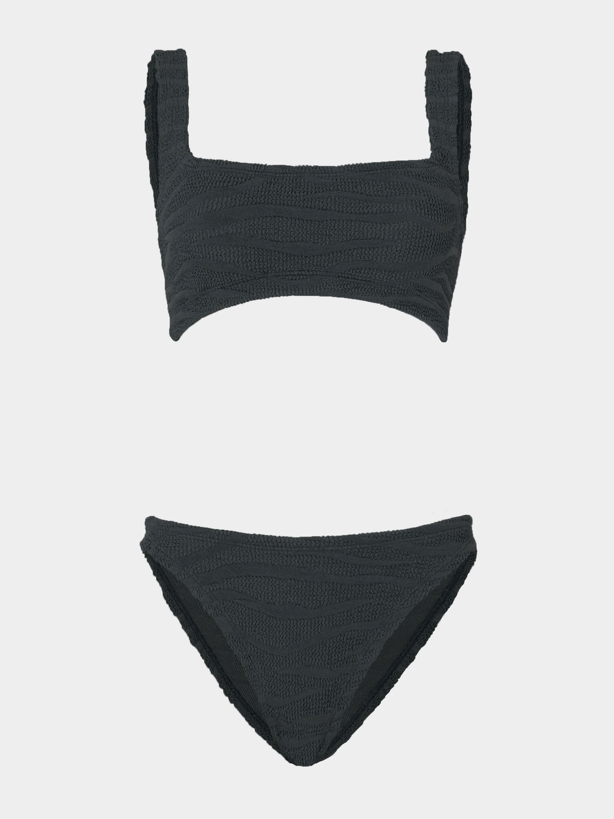 Xandra Bikini - Zebra Metallic Graphite