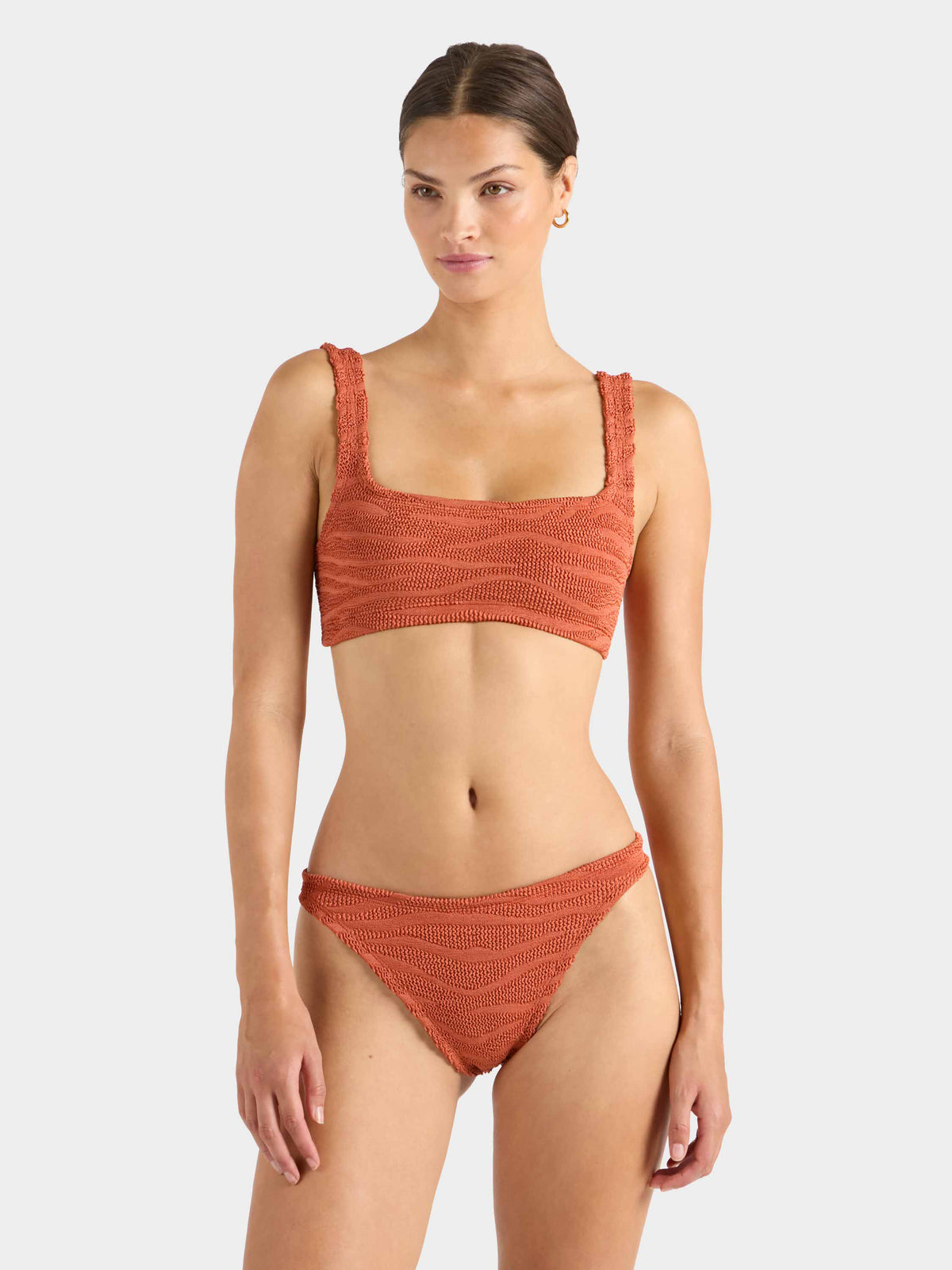 Xandra Bikini - Zebra Metallic Terracotta