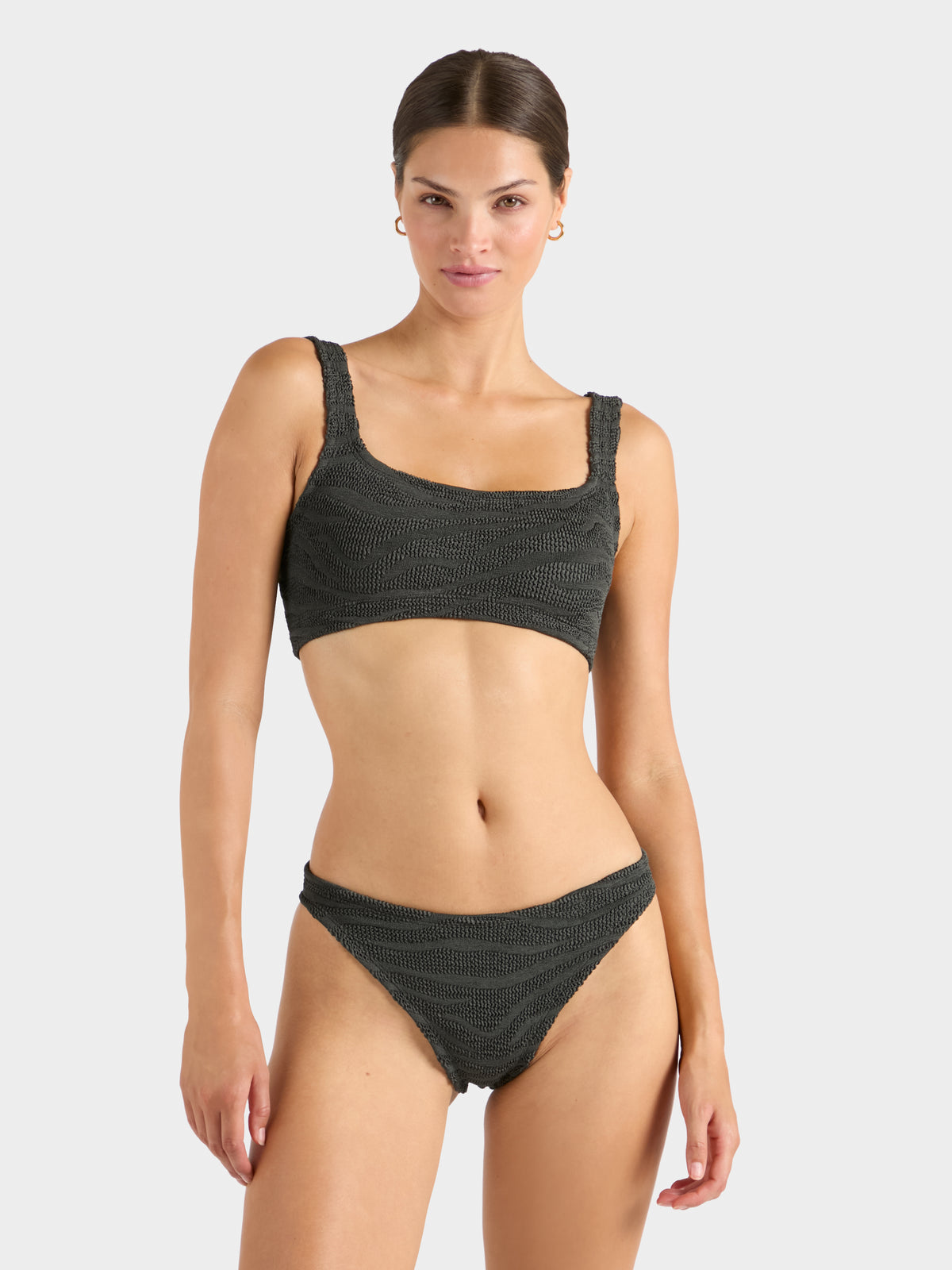 Xandra Bikini - Zebra Metallic Graphite