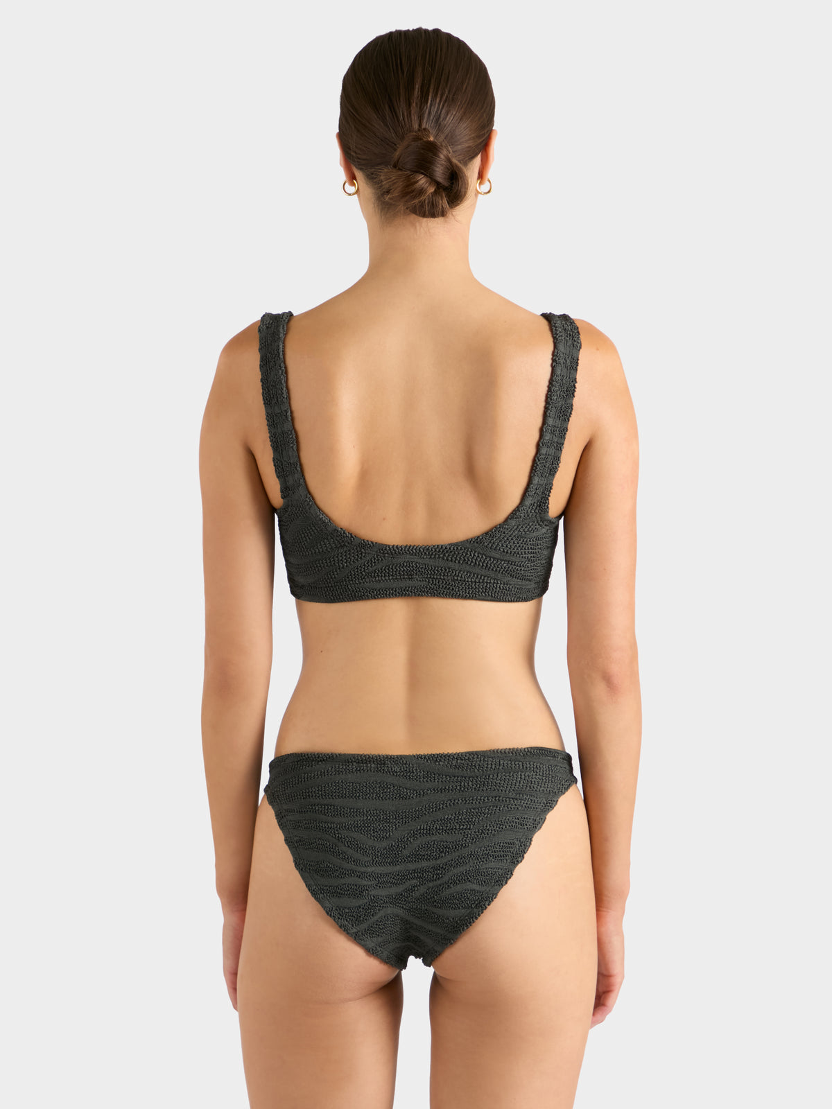 Xandra Bikini - Zebra Metallic Graphite