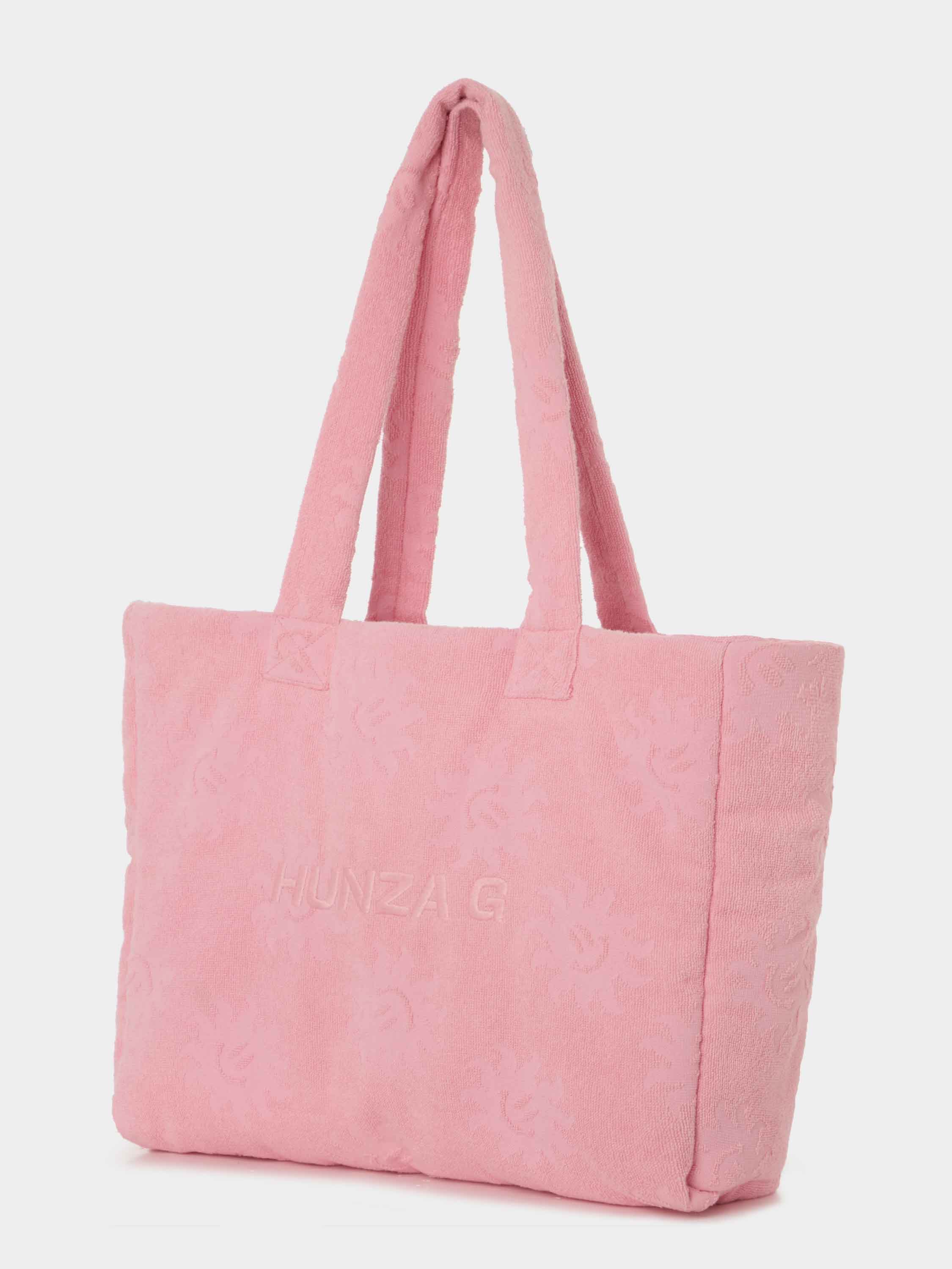 Sunny Towelling Beach Bag - Pink
