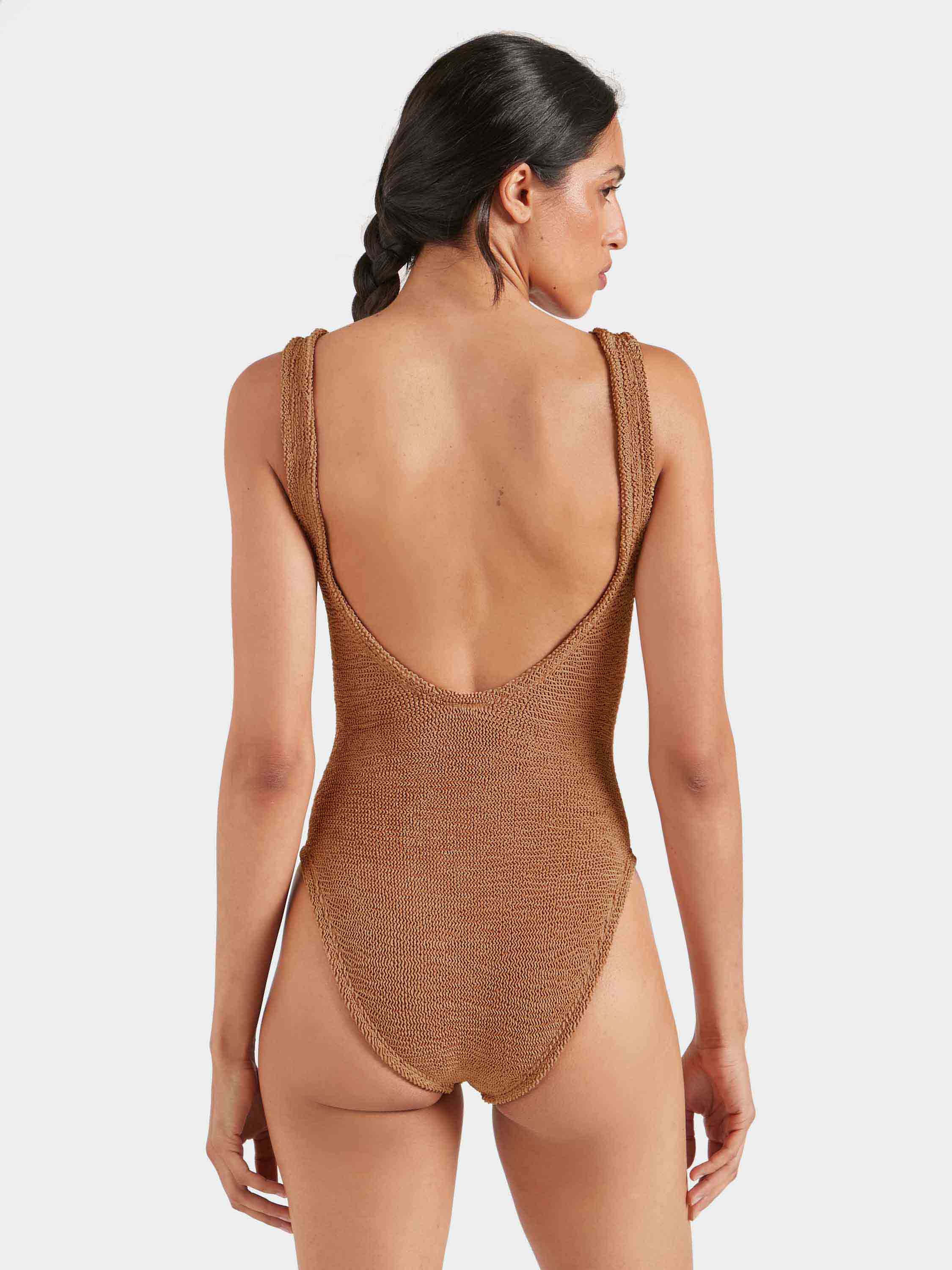 Sadie Swim - Metallic Cocoa
