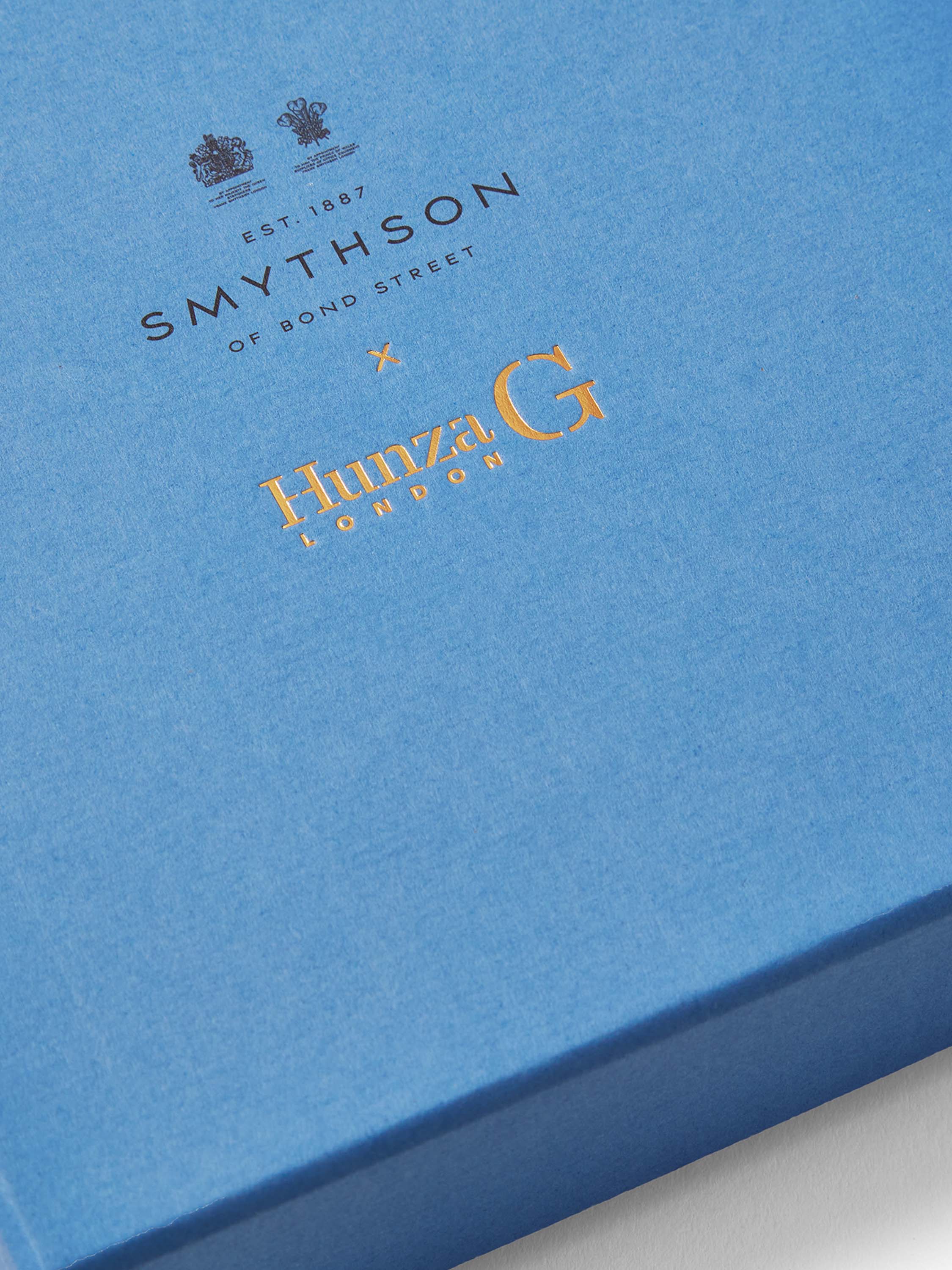 Smythson x Hunza G Chelsea Notebook - Lime