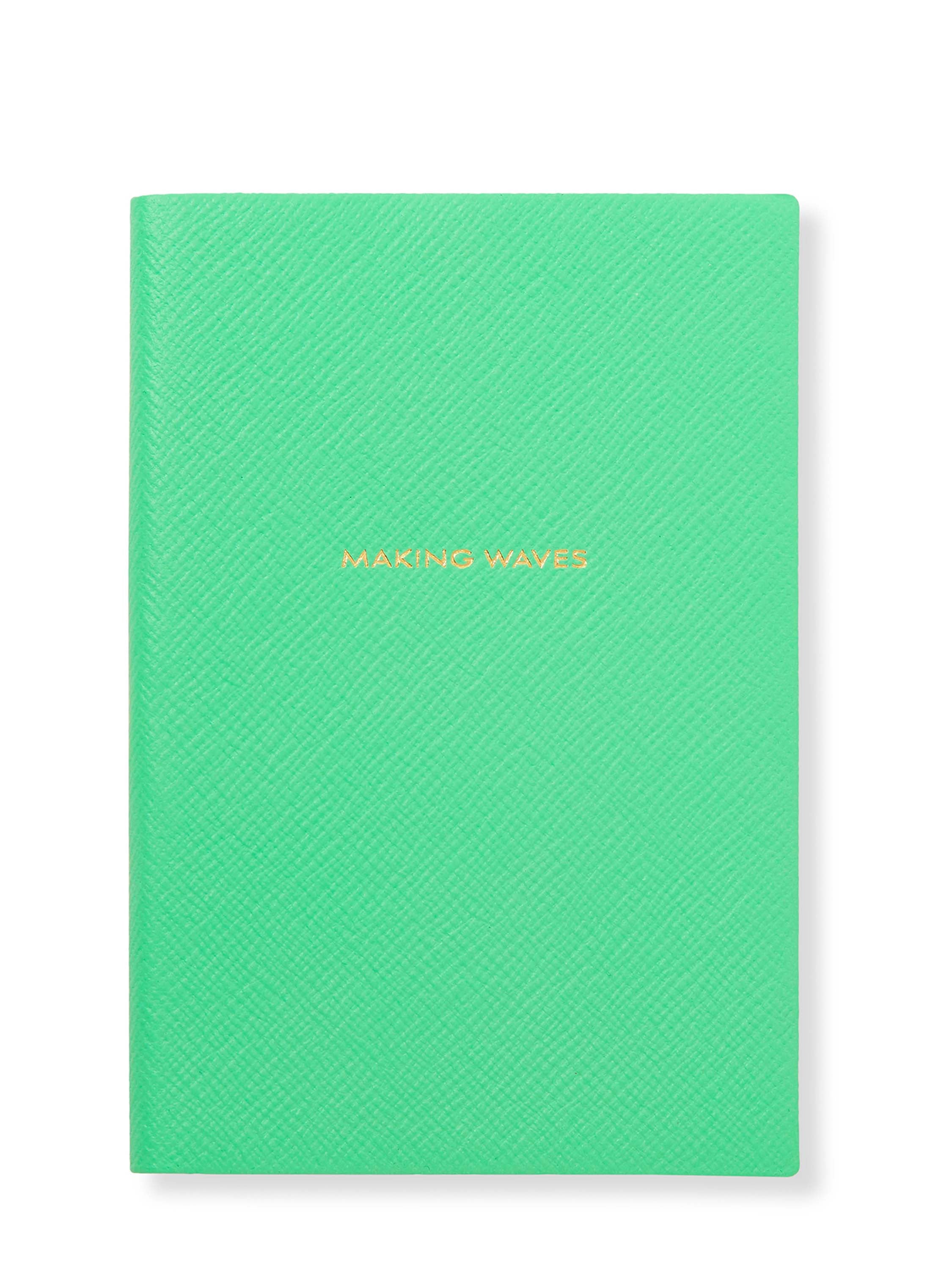 Smythson x Hunza G Chelsea Notebook - Lime