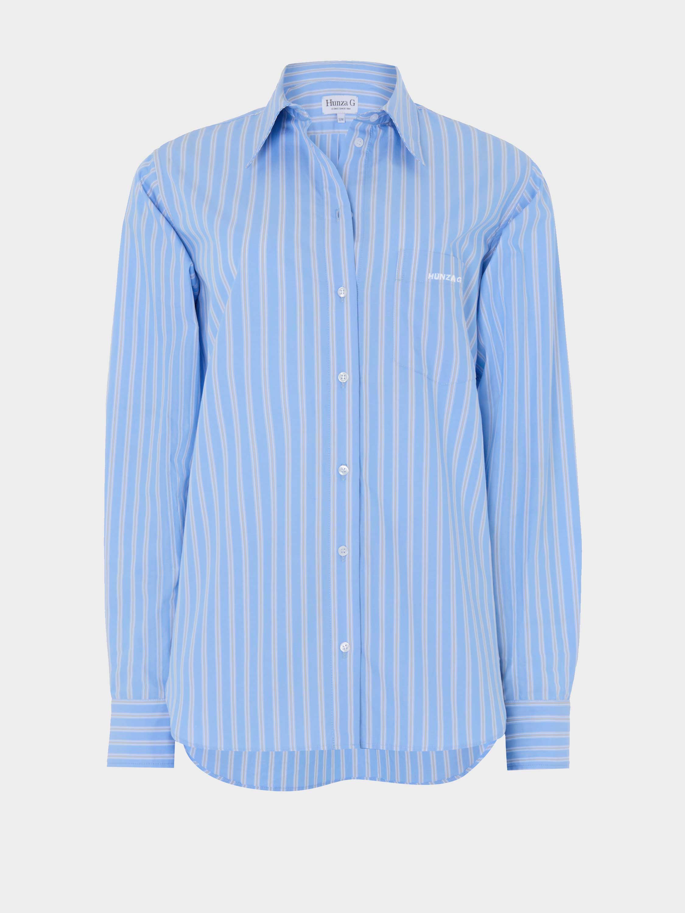 Essential Shirt -  Stripe Cornflower