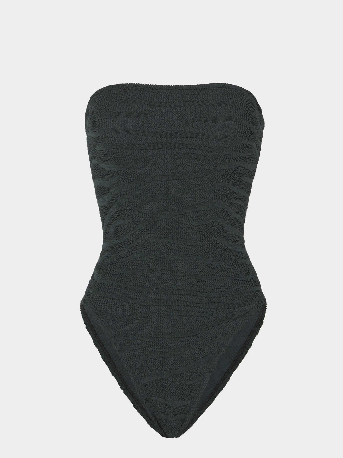 Audrey Swim - Zebra Metallic Graphite