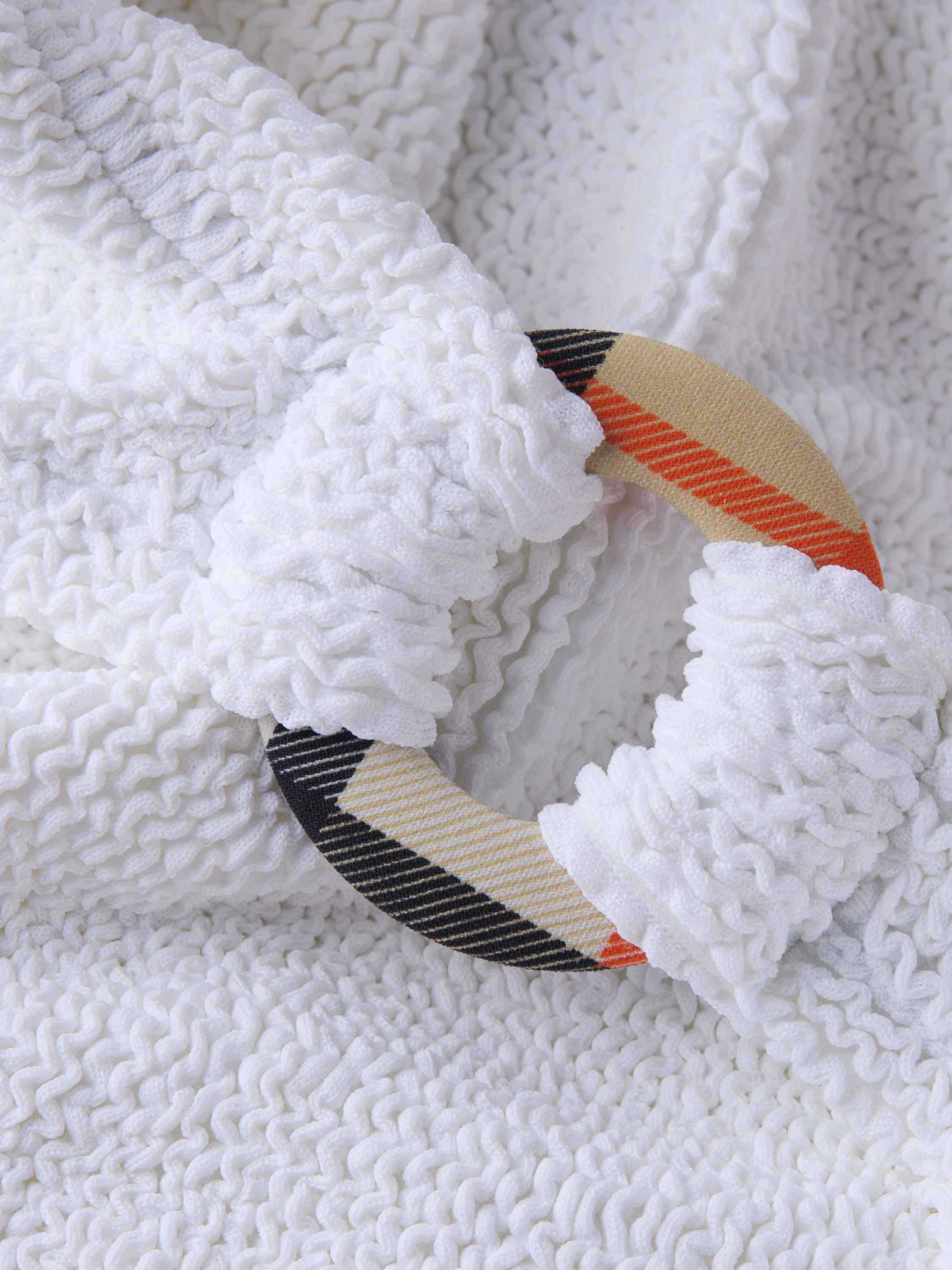 Burberry x Hunza G Domino Swim - White/Check