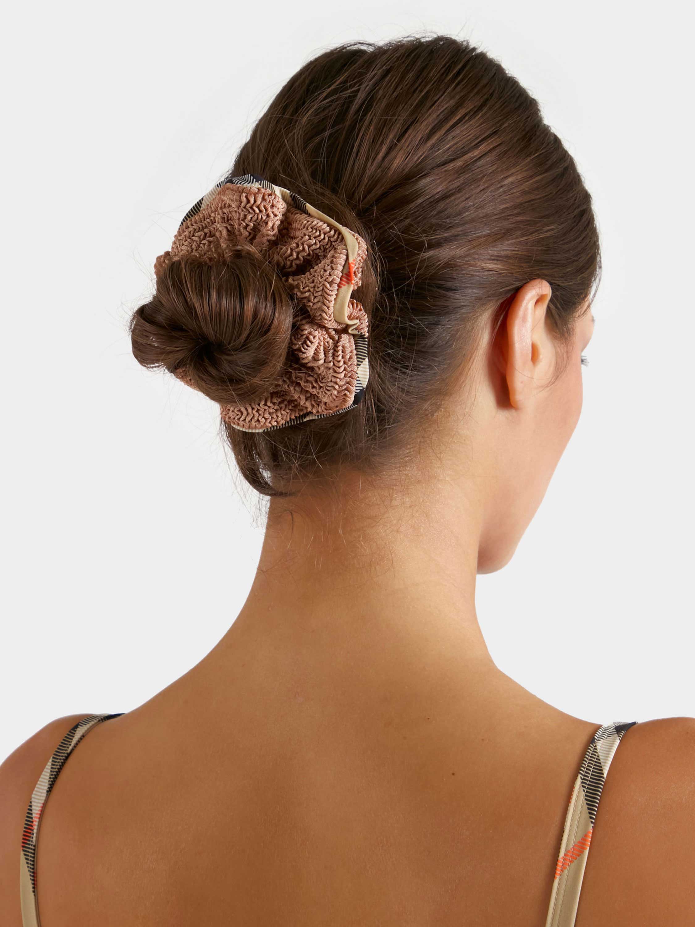 Burberry x Hunza G Tyler Bikini - Metallic Cocoa/Check