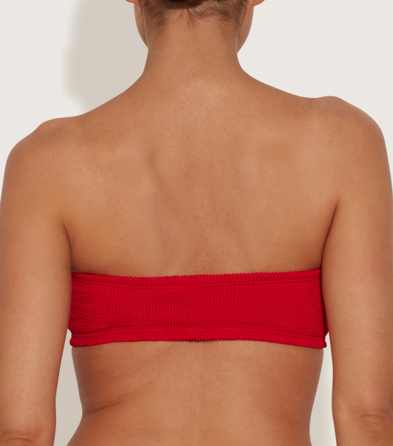 Bandeau Bikini Top - Red