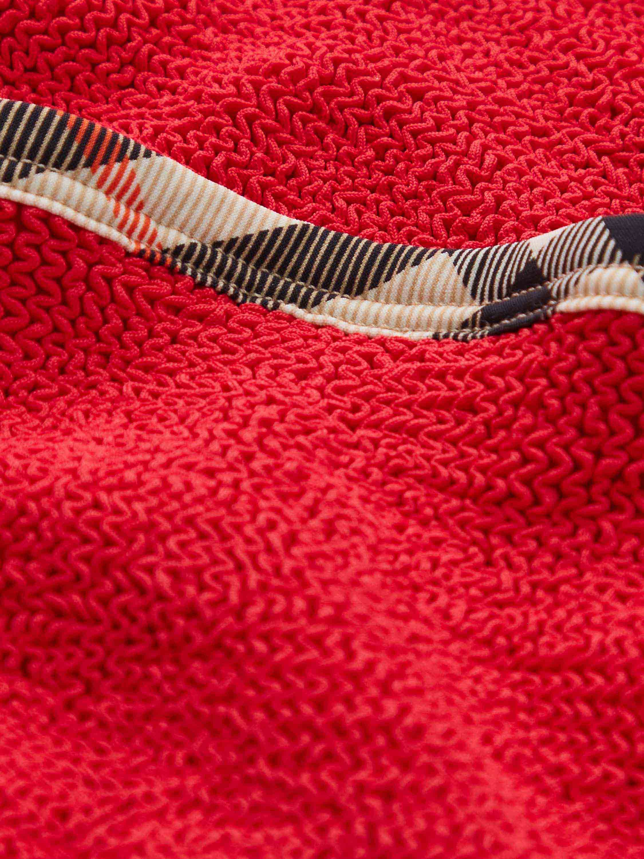 Burberry x Hunza G Devyn Skirt/Top - Red/Check