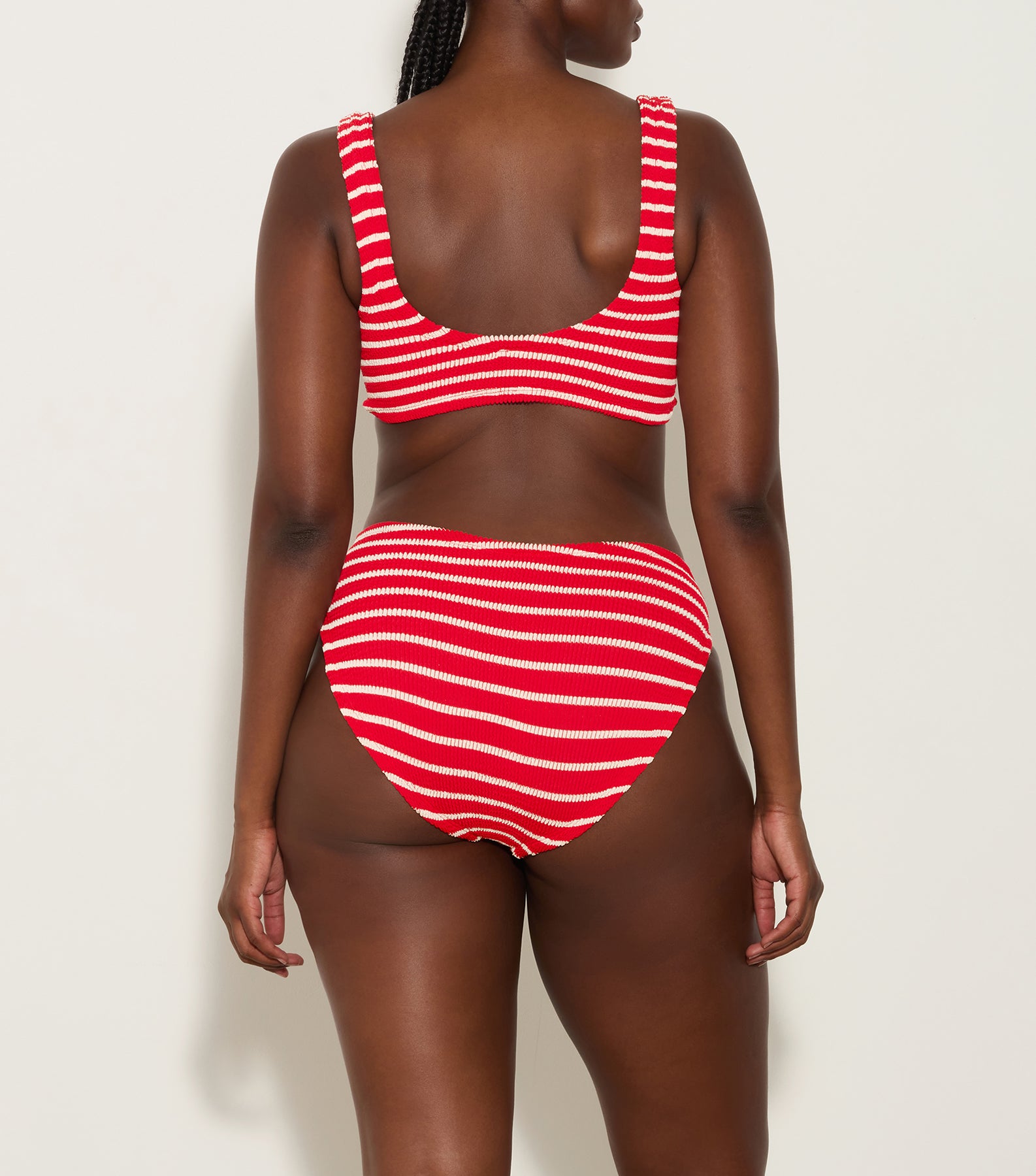 Bonnie Stripe Bikini - Red/White