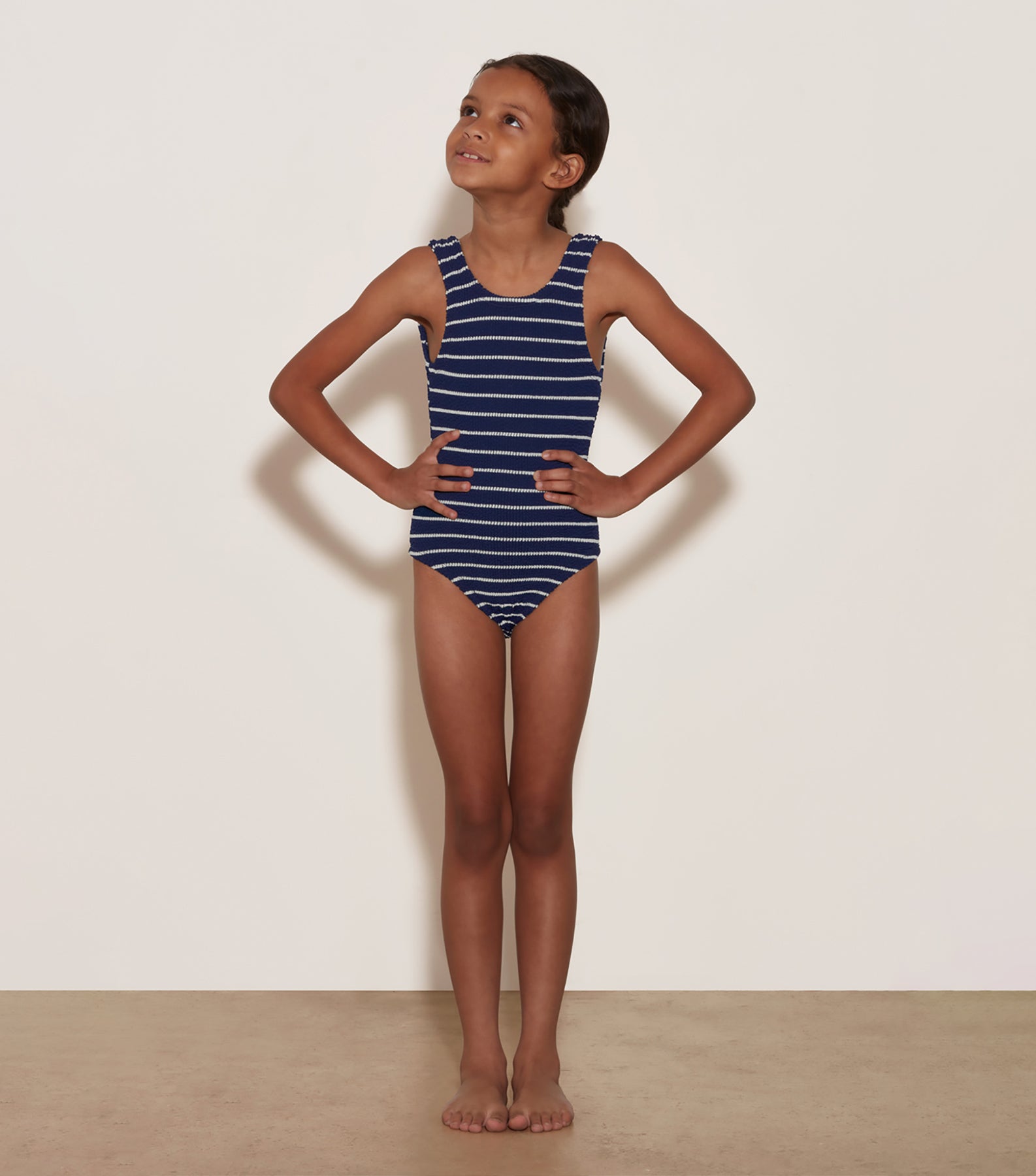 Baby Classic Swim - Navy/White