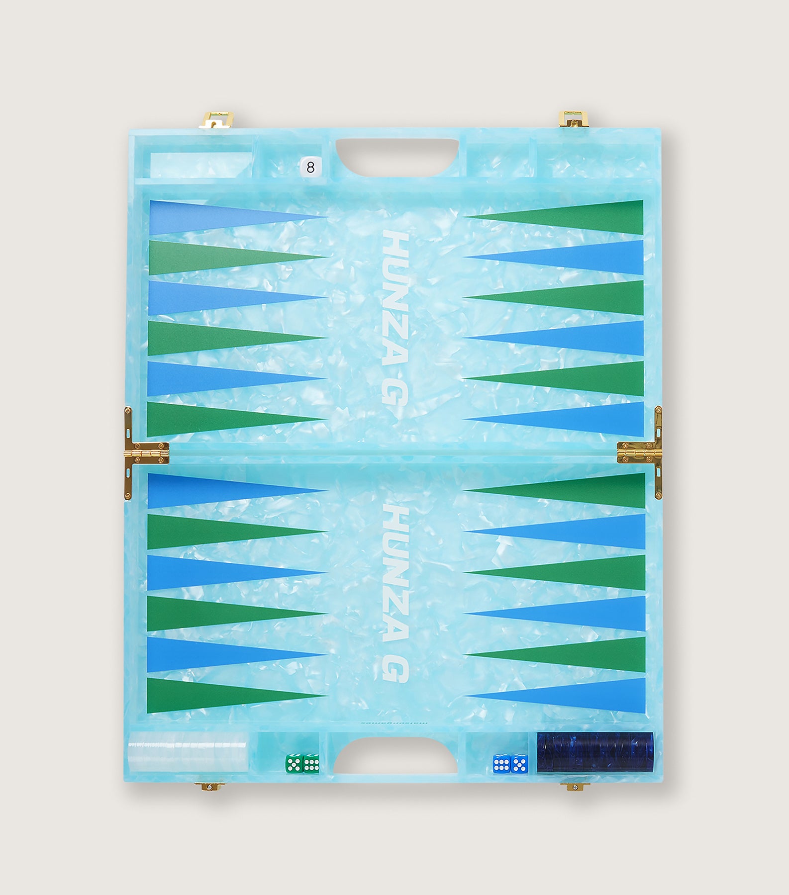 Backgammon Board - Blue