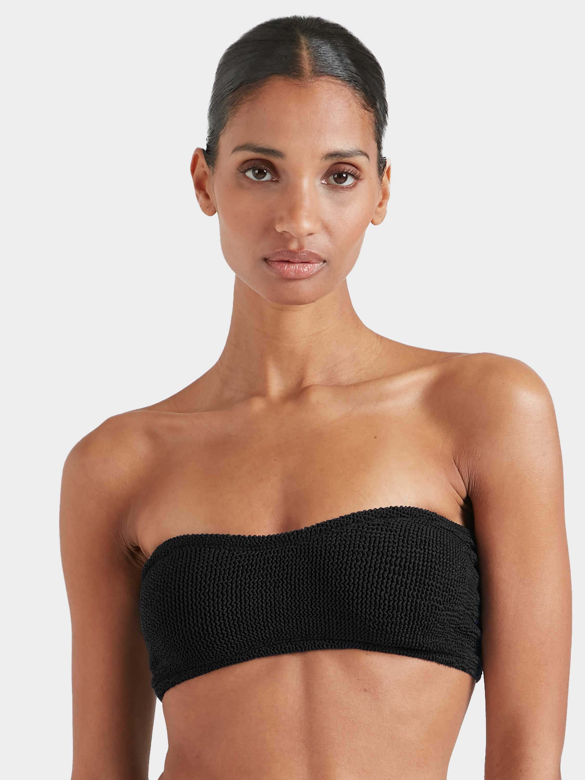 Bandeau Bikini Top - Black