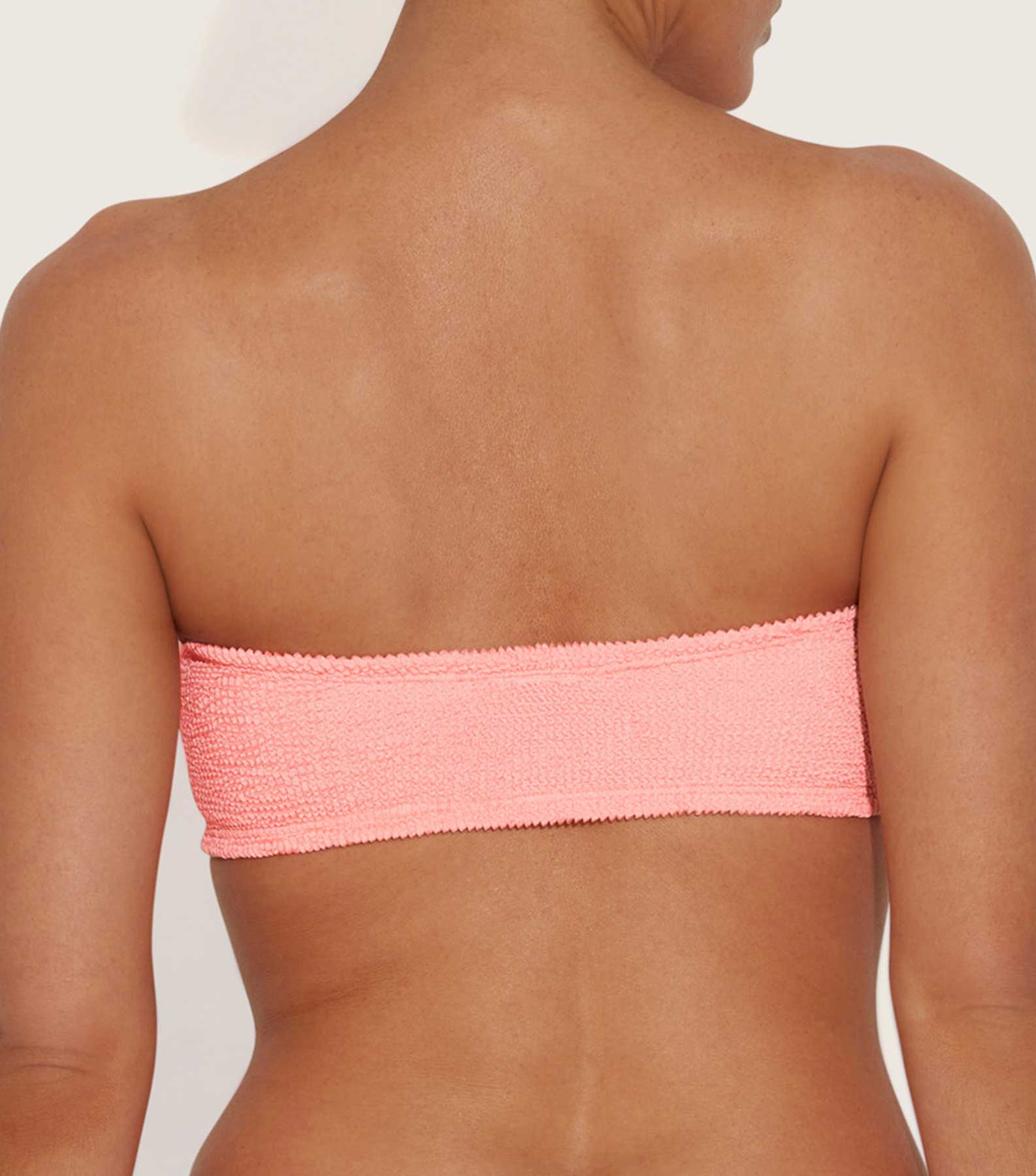 Bandeau Bikini Top - Peach